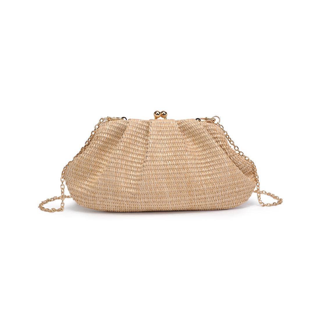 Urban Expressions Triana Straw Frame Clutch