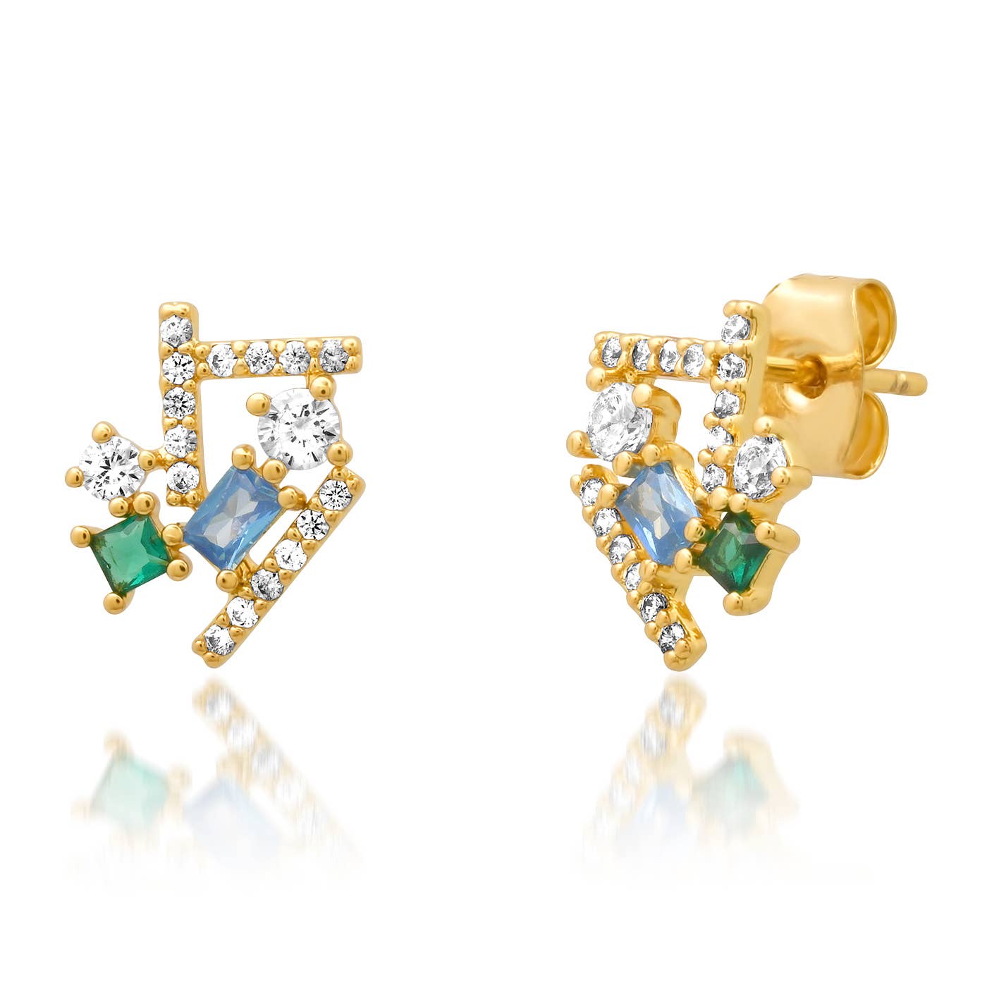 Tai Sticks and Stones Cluster Studs TE-4697