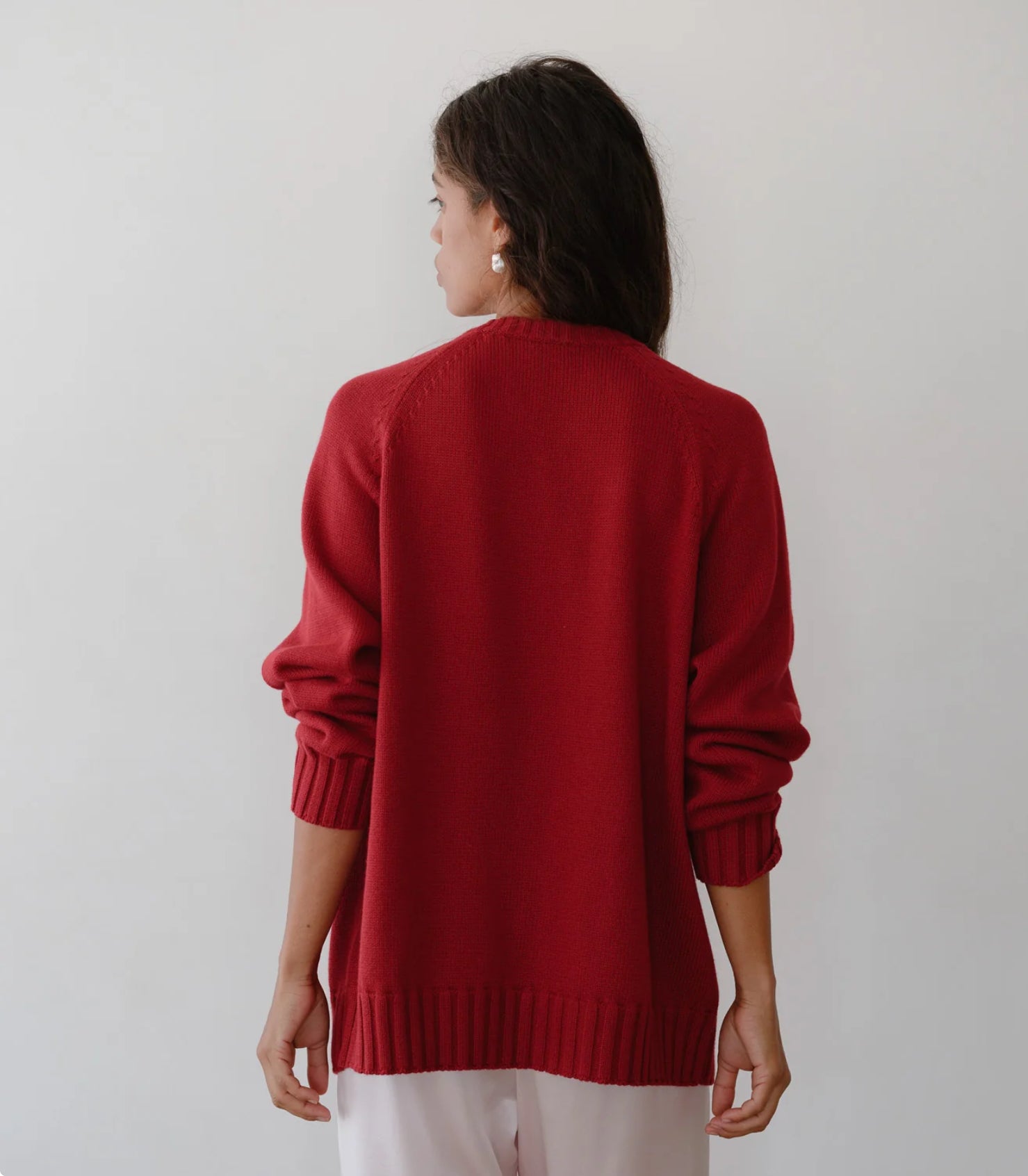 DONNI. The Cotton Cashmere V-Neck Sweater 1054048