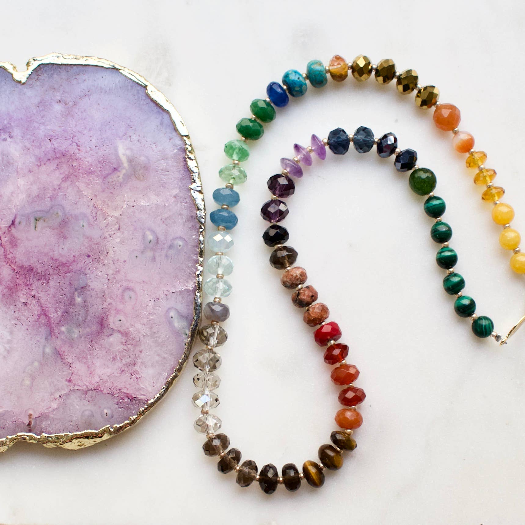 a.v. max Gemma Medium Rondelle Necklace 9044N