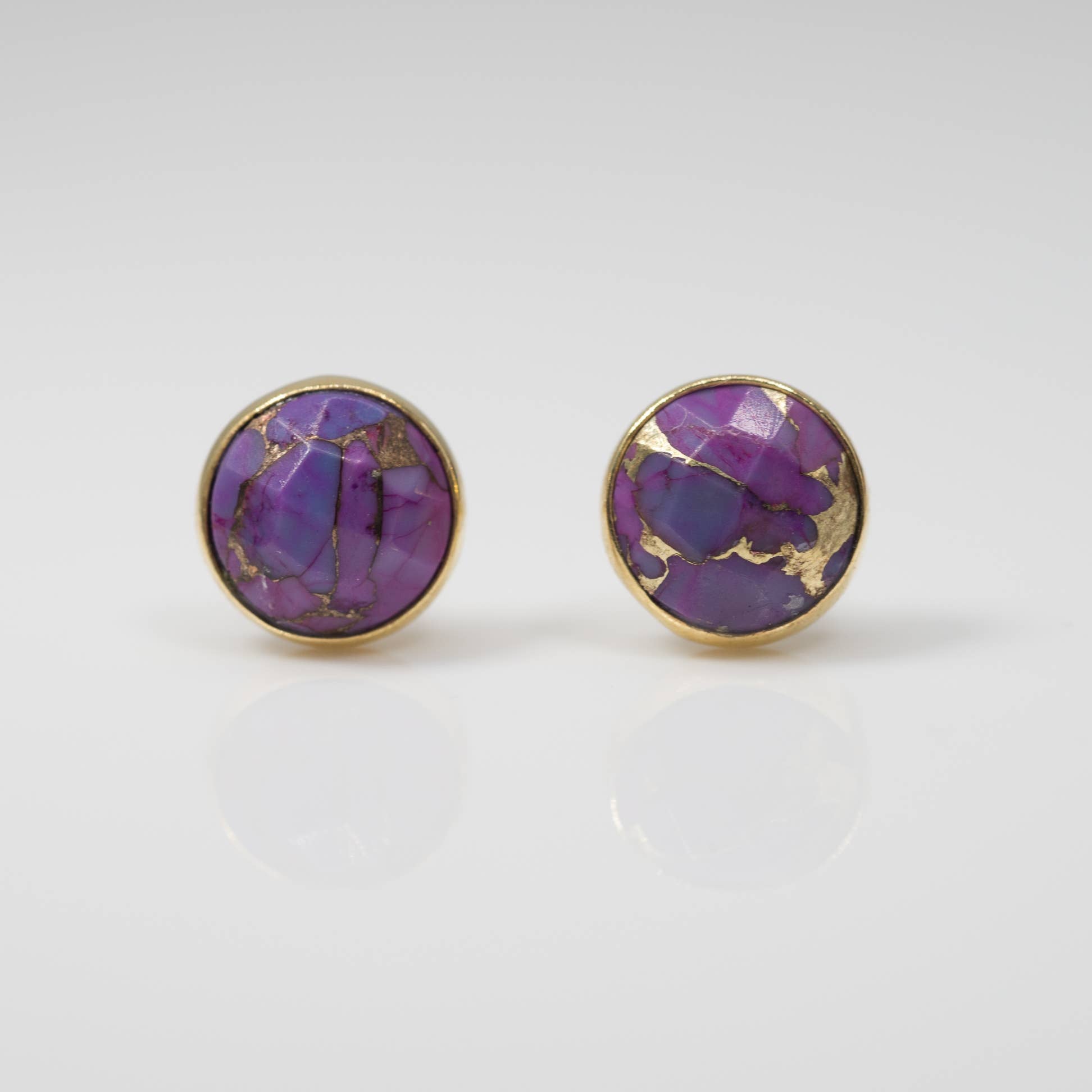 Leslie Francesca Mohave Shell Studs