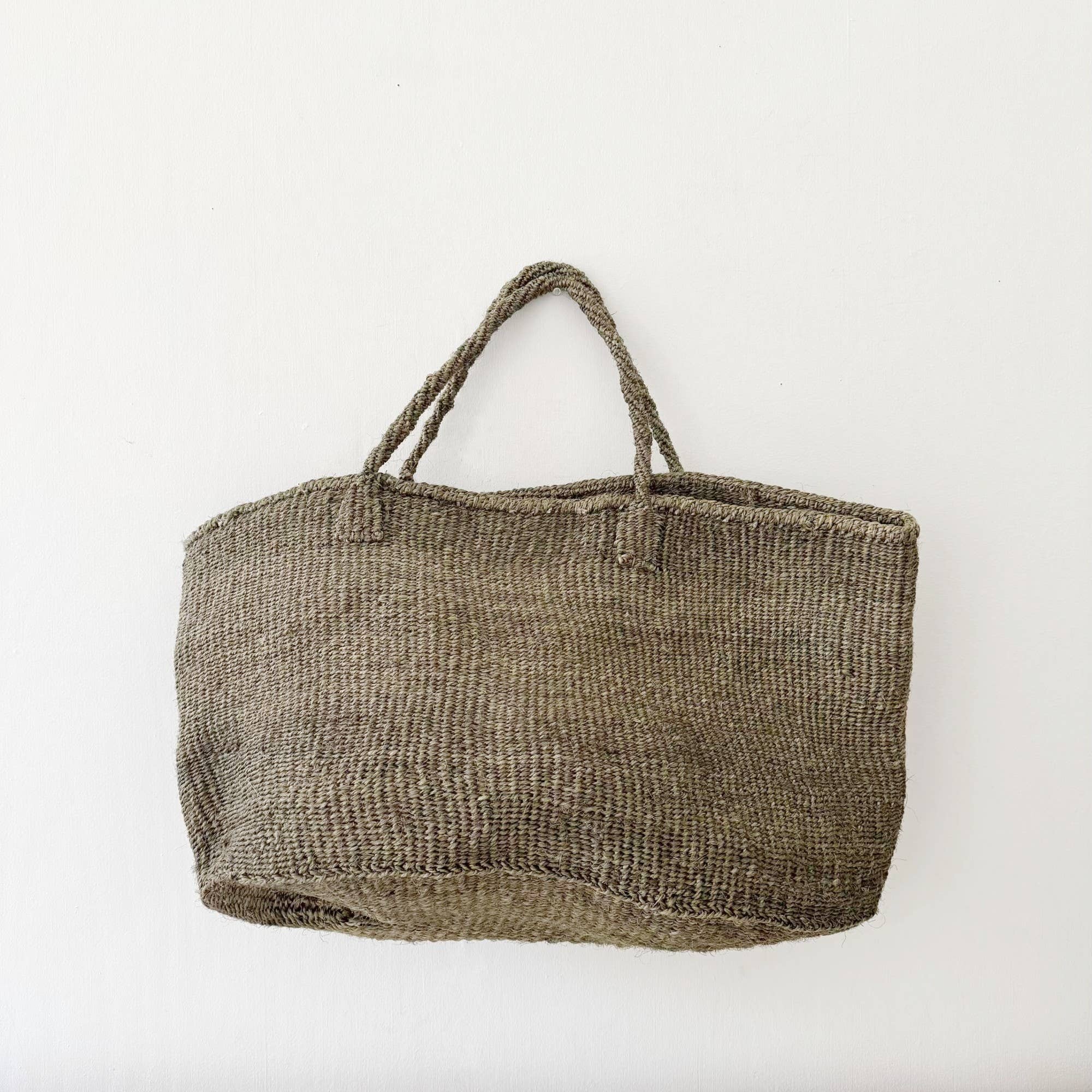 Amsha XL Sisal Tote Pebble