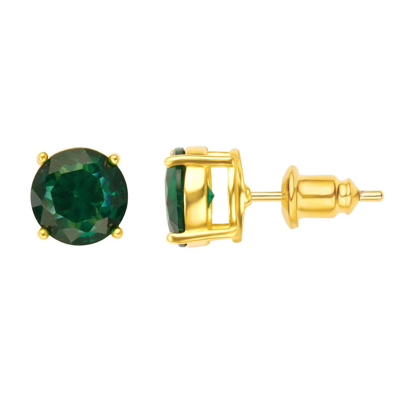 Sahira Incanto Studs Emerald