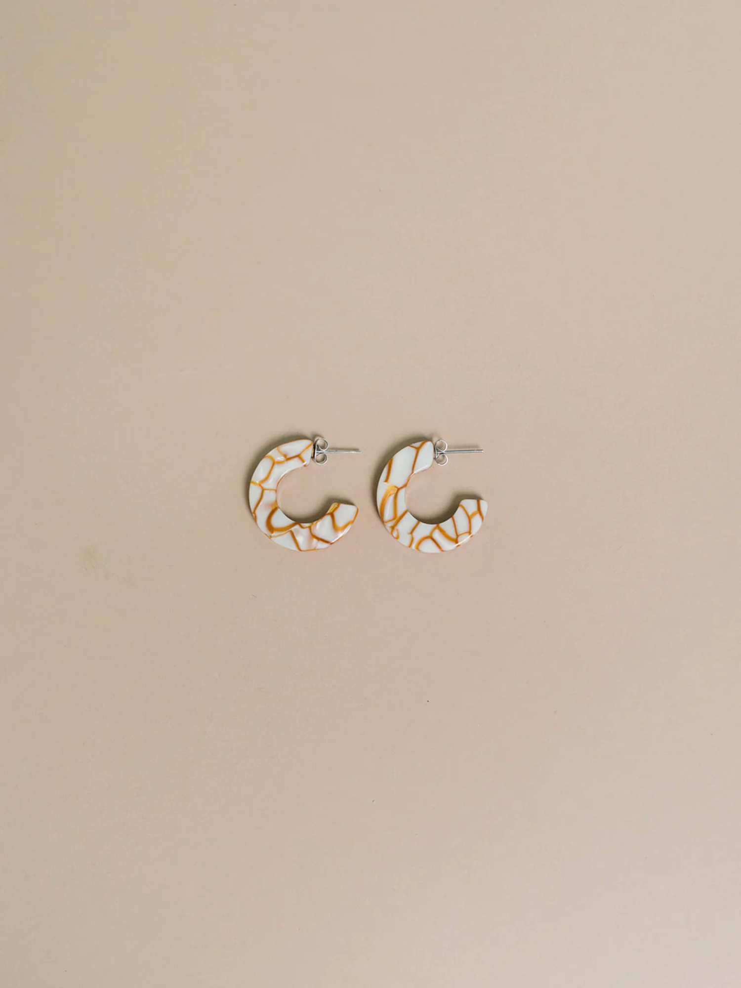 Nat + Noor Ray Chunky Hoop Earrings Dandelion