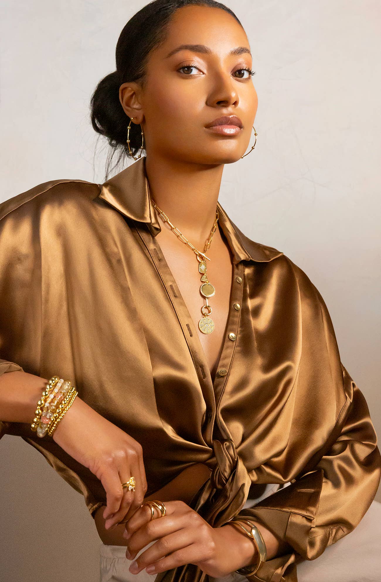 Marlyn Schiff Rondelle Beaded Bracelet