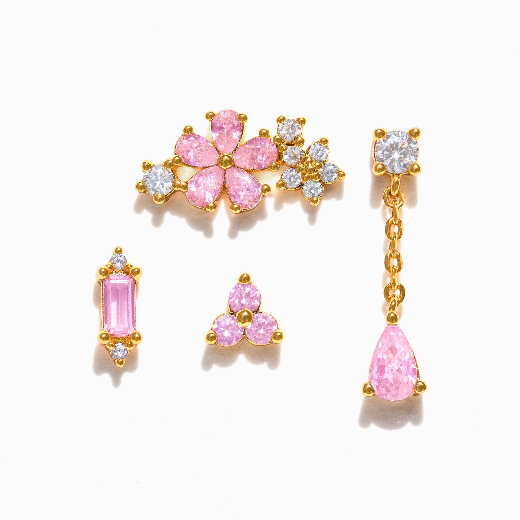 Girls Crew Call Me Rose Earring Set E795-G