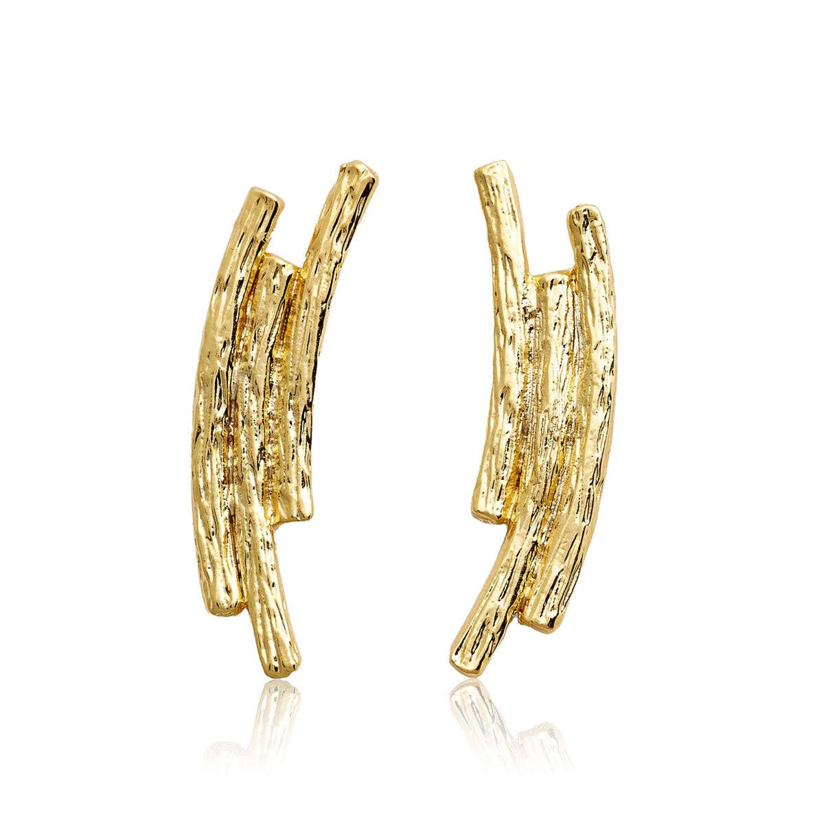 Karine Sultan Triple Bar Drop Earrings