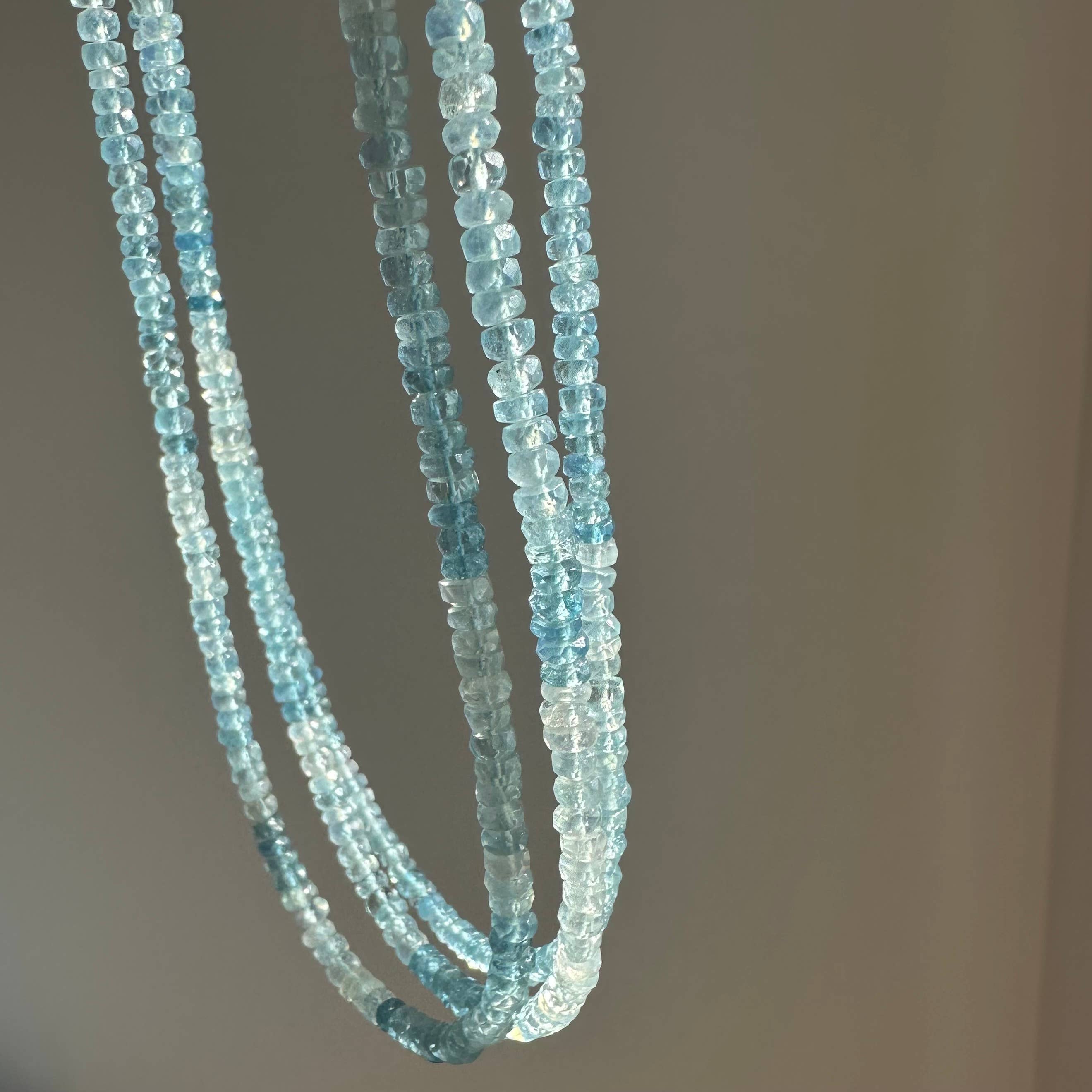 Anokhi Green Ombre Aquamarine Necklace NKB125