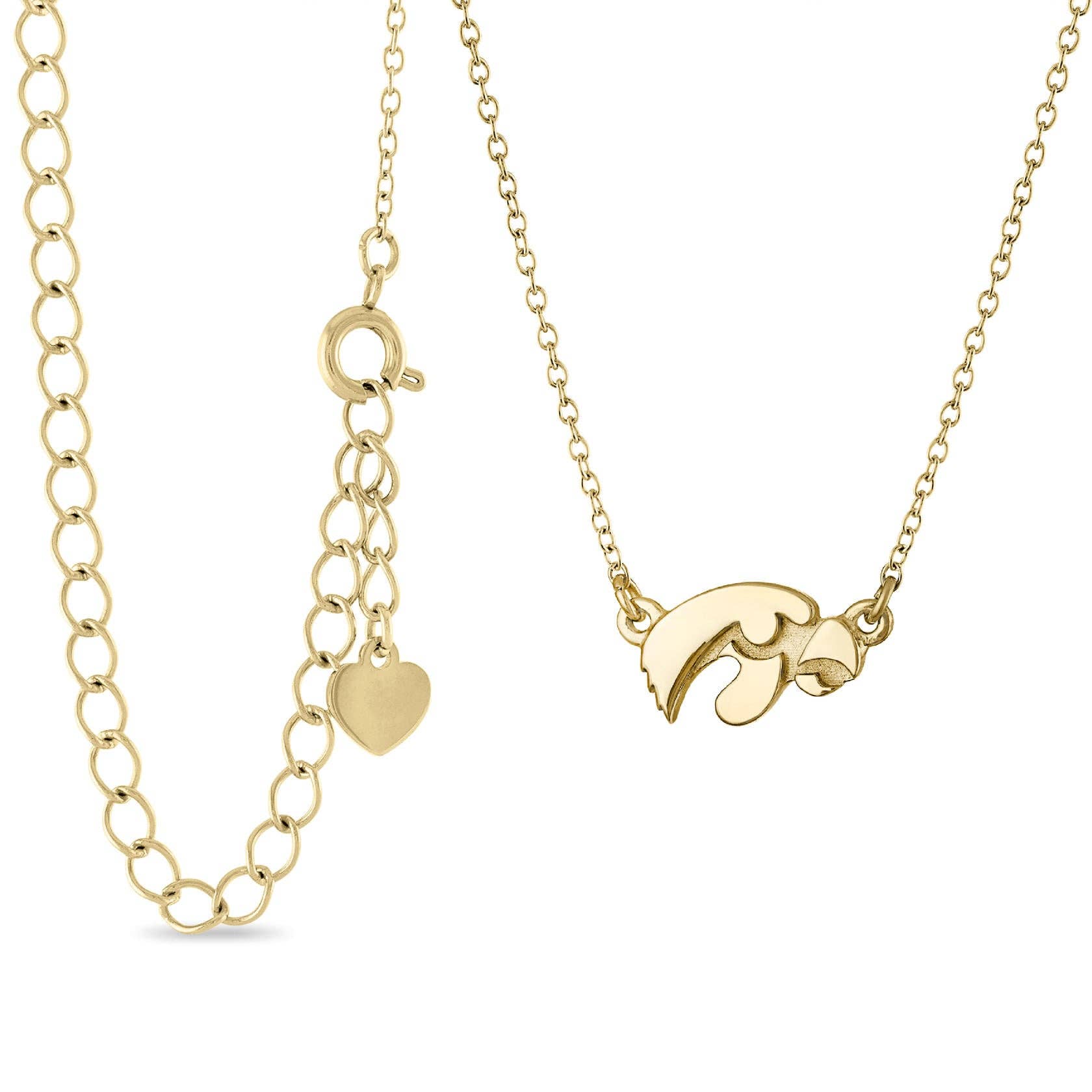 Stone Armory Iowa Tigerhawk Gold Plated Necklace