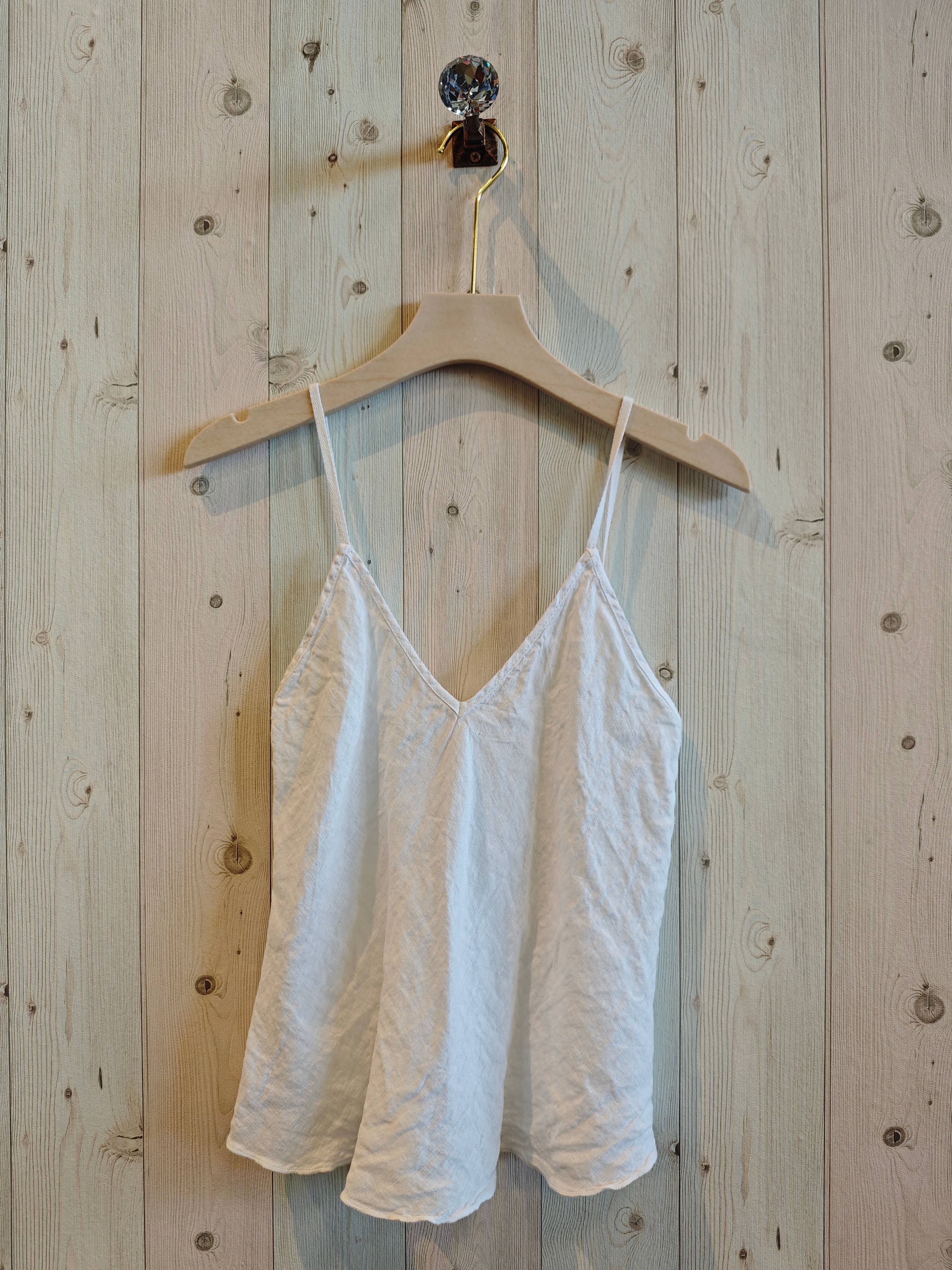 European Linen Strappy Tank 22943