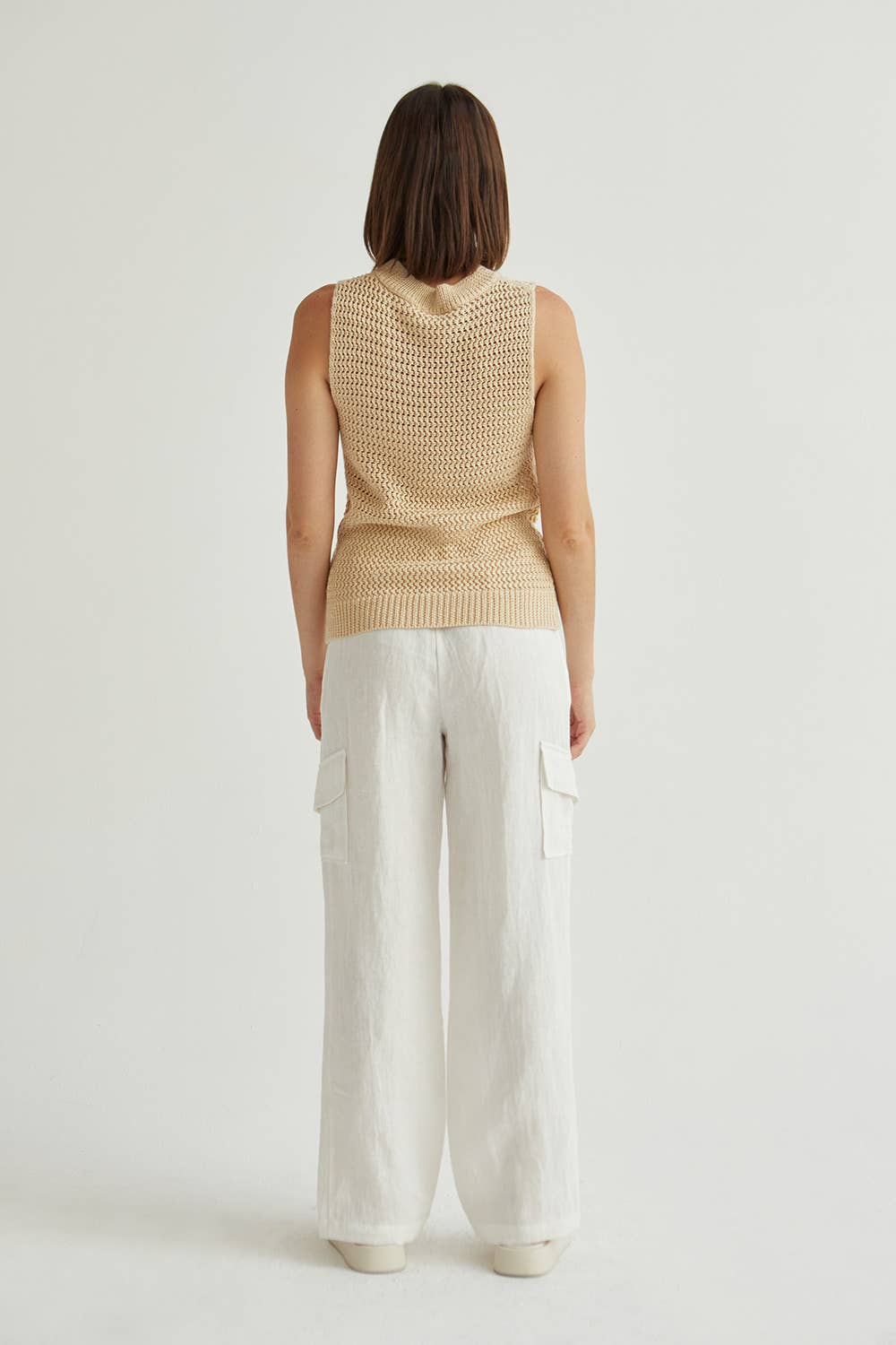 Crescent Julez Linen Cargo Trousers CP9150