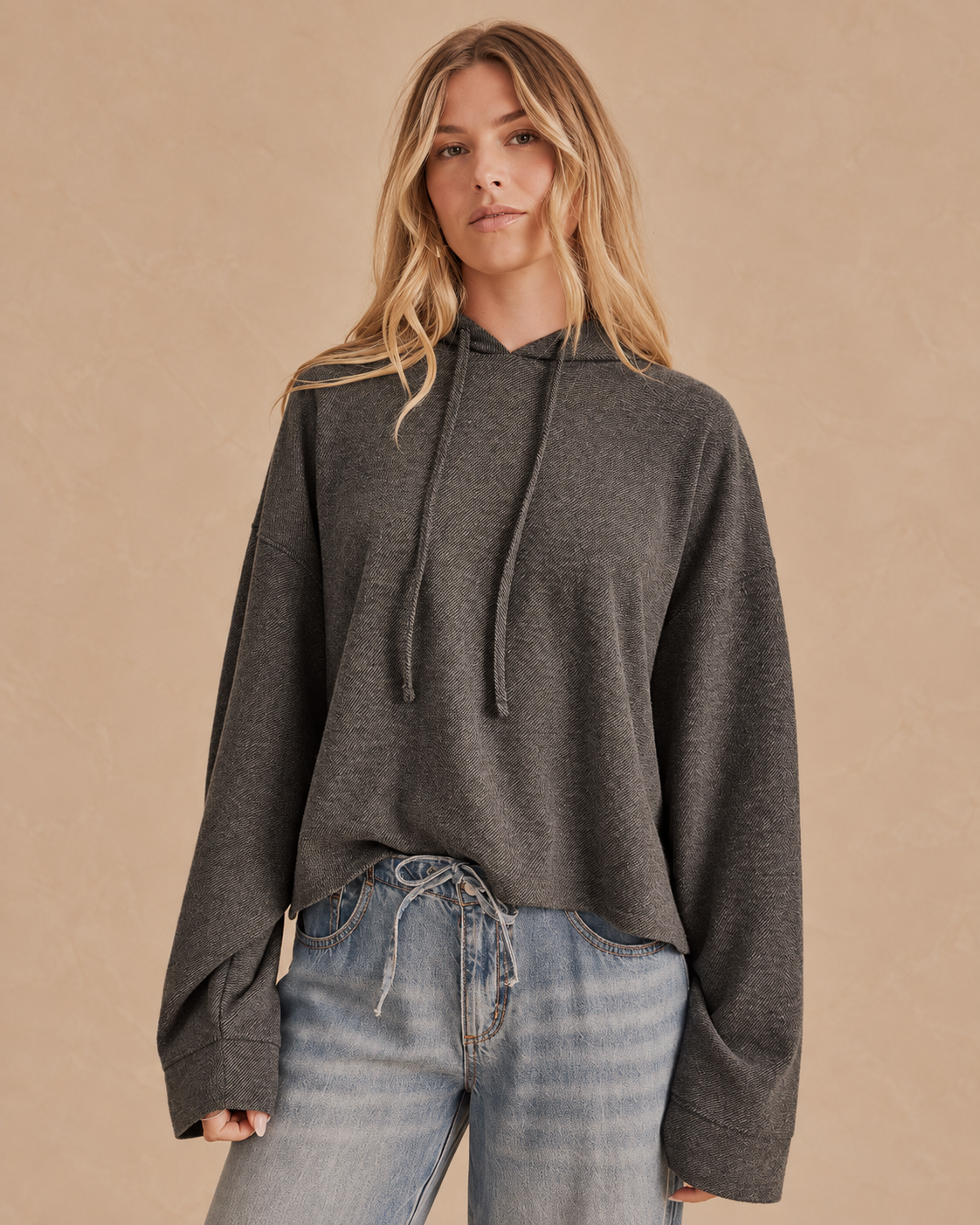 Splendid Marlow Tailored Knit Hoodie RF6K630