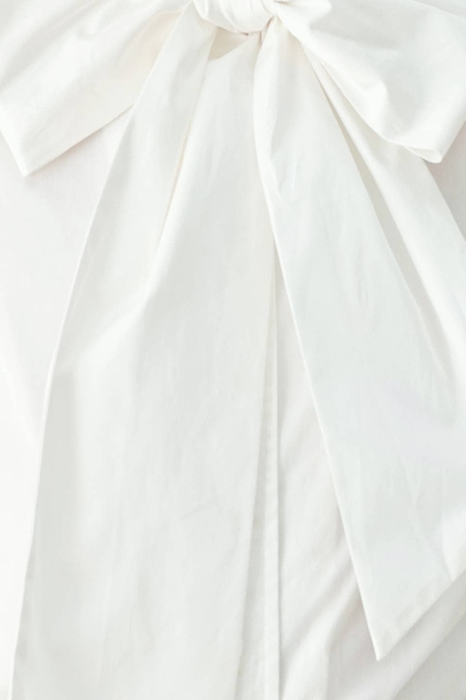 Flying Tomato Solid Woven Bow Top FT2144