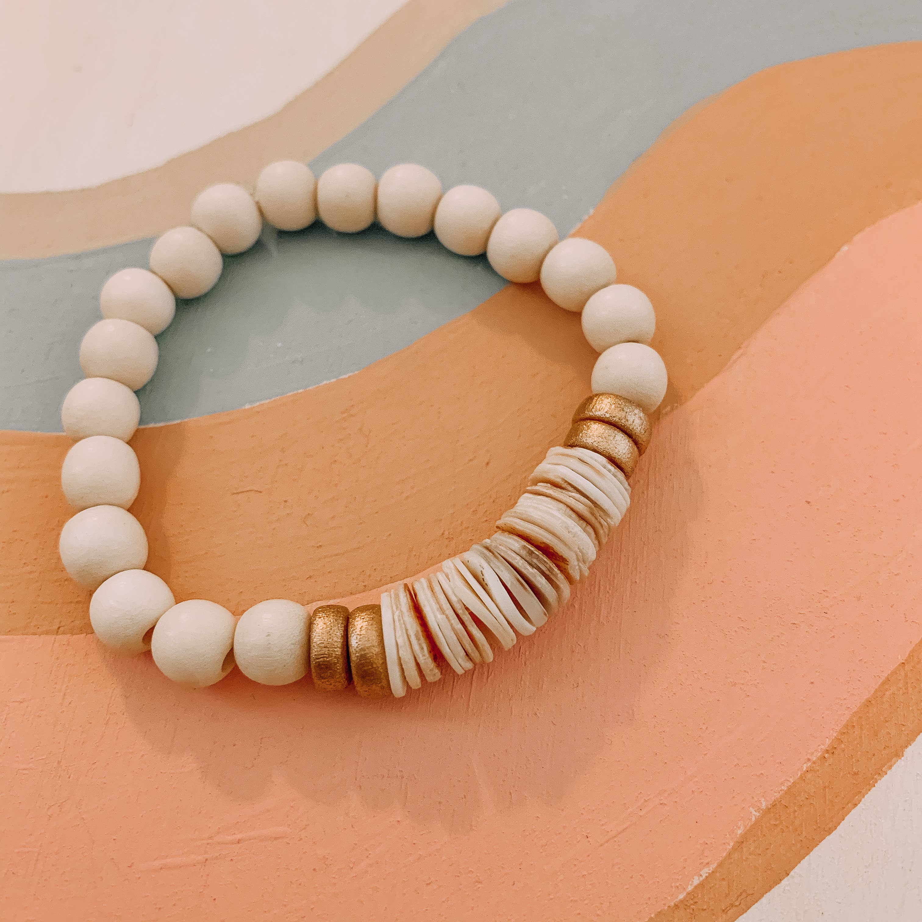 Driftaway Recycled Bracelet in Seashell