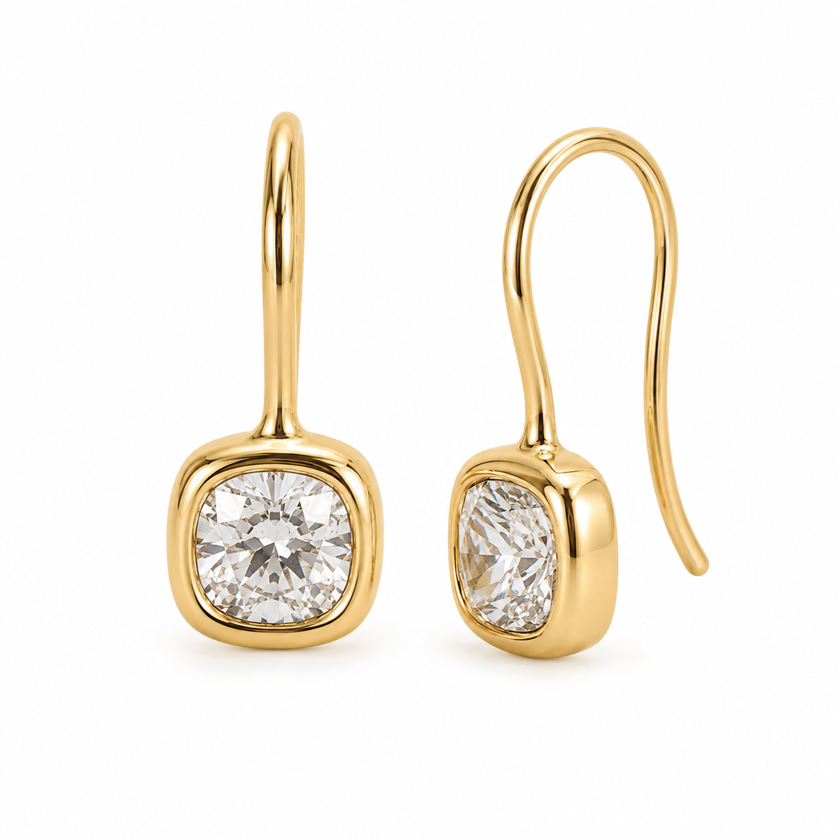 Sahira Sloane Bezel Earrings