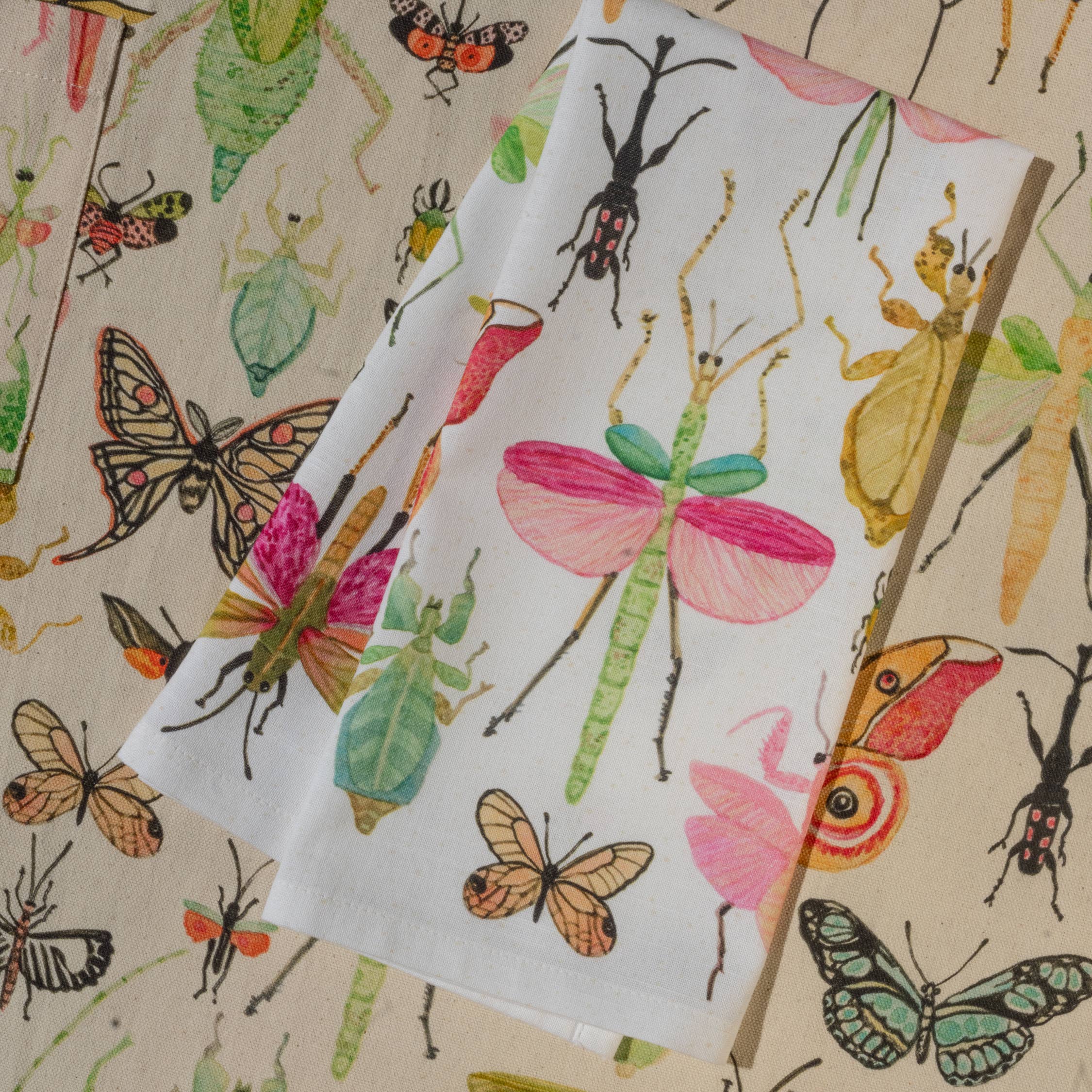 Betsy Olmsted Tea Towel- Insectarium