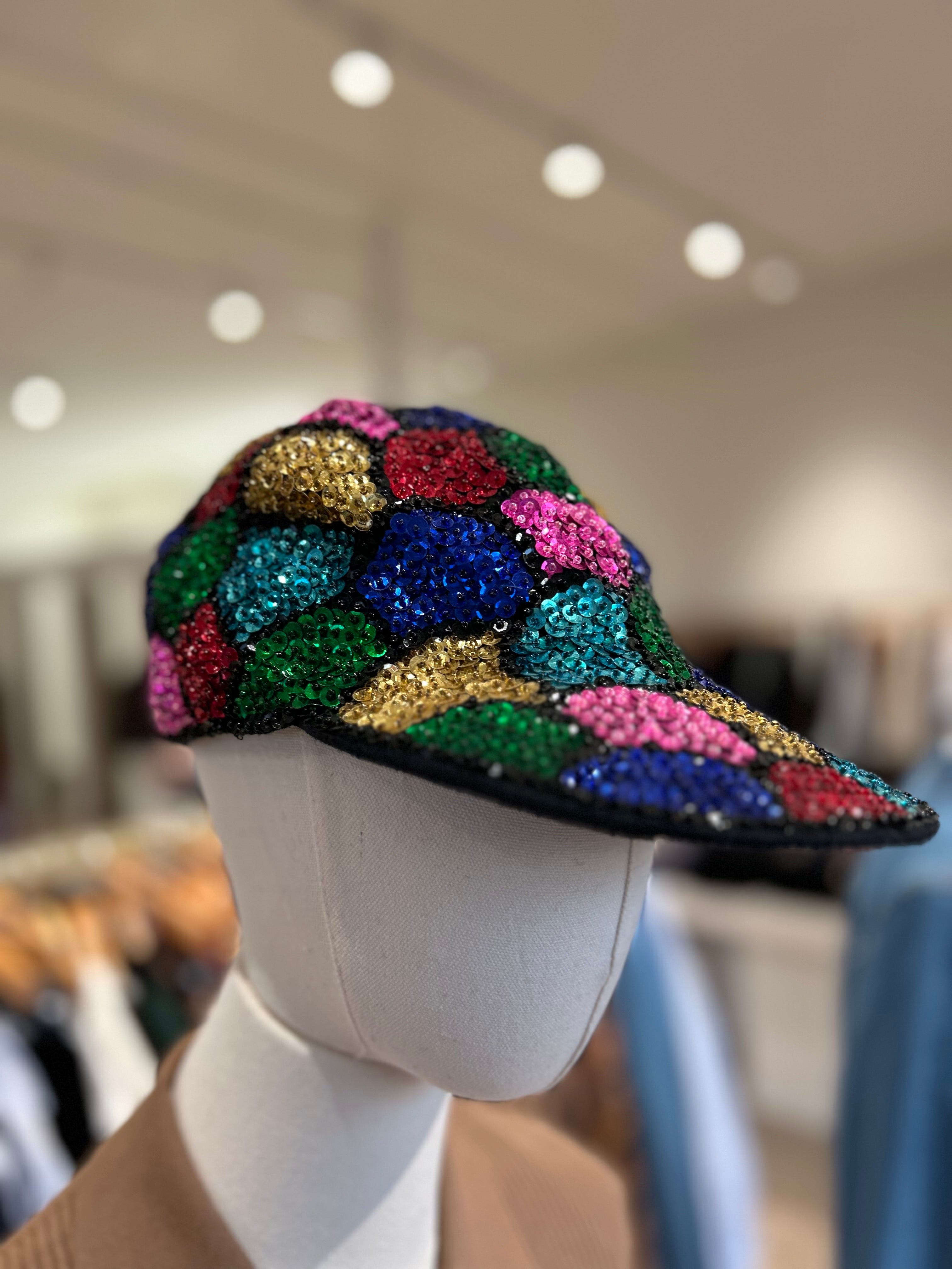 Paris Flea Market #88 Sequin Baseball Hat