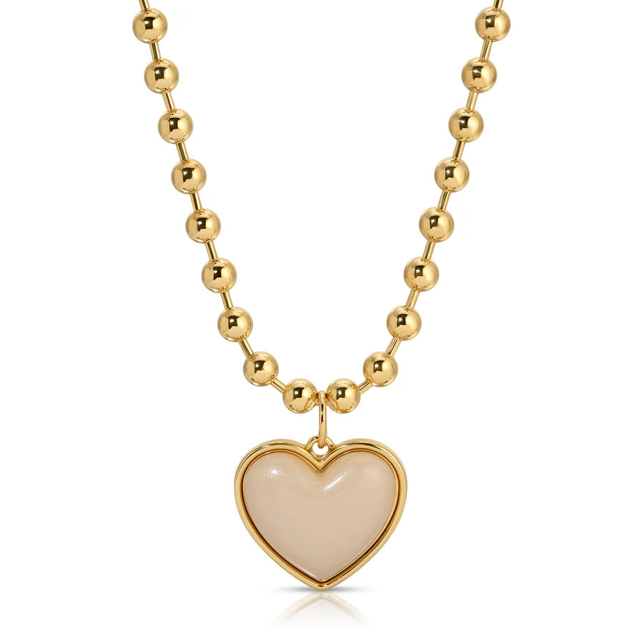 Joy Dravecky Heart of Gold Necklace JDLE-N10- HRT