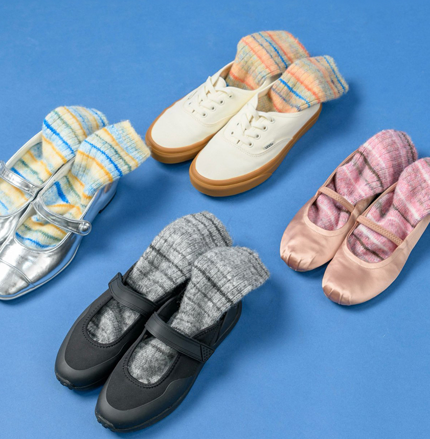 Comfortarians Stripes Wool Socks For Women | Cozy Wool Angora Socks