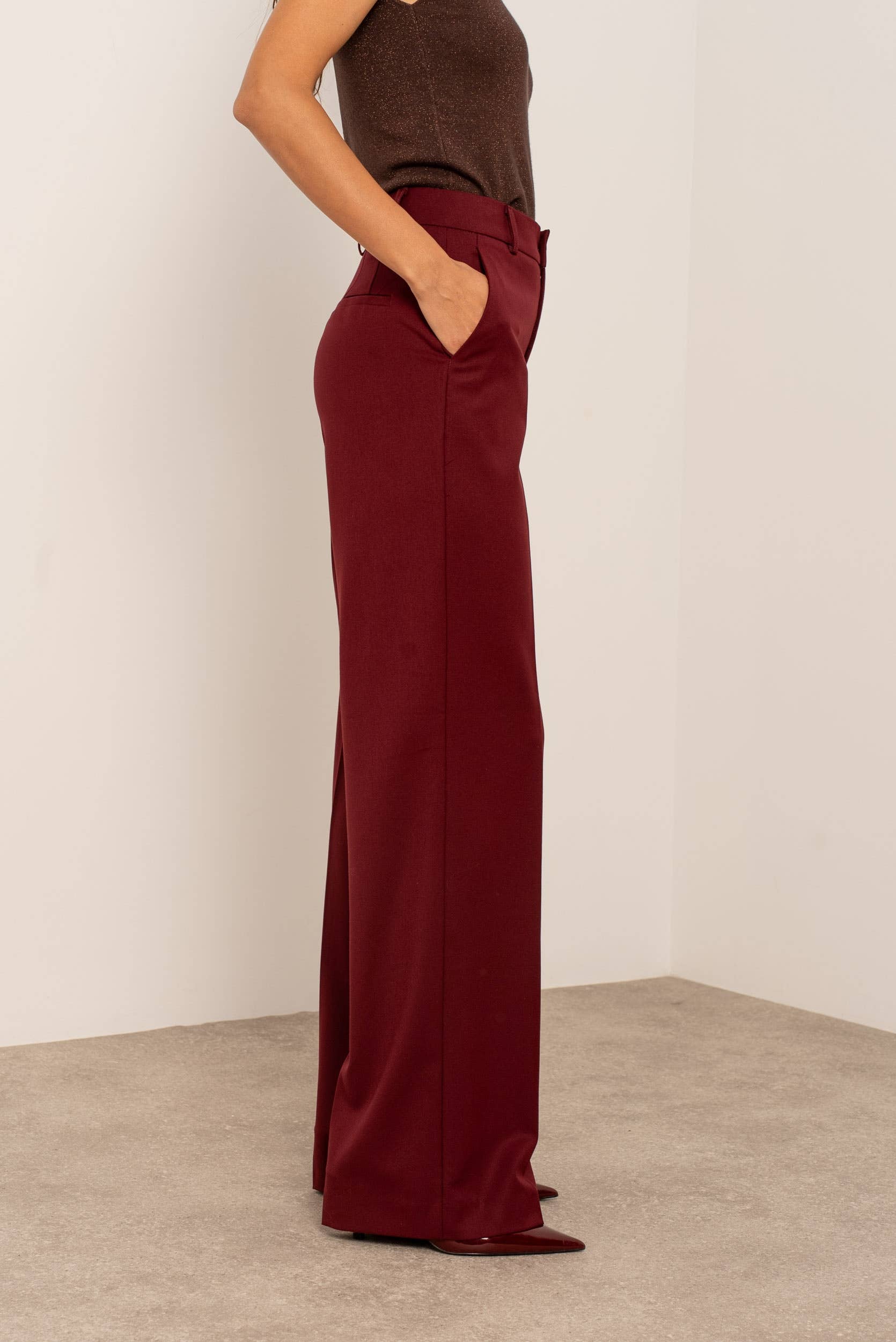 Carmine Paris Wide Leg Tailored Trouser P2523