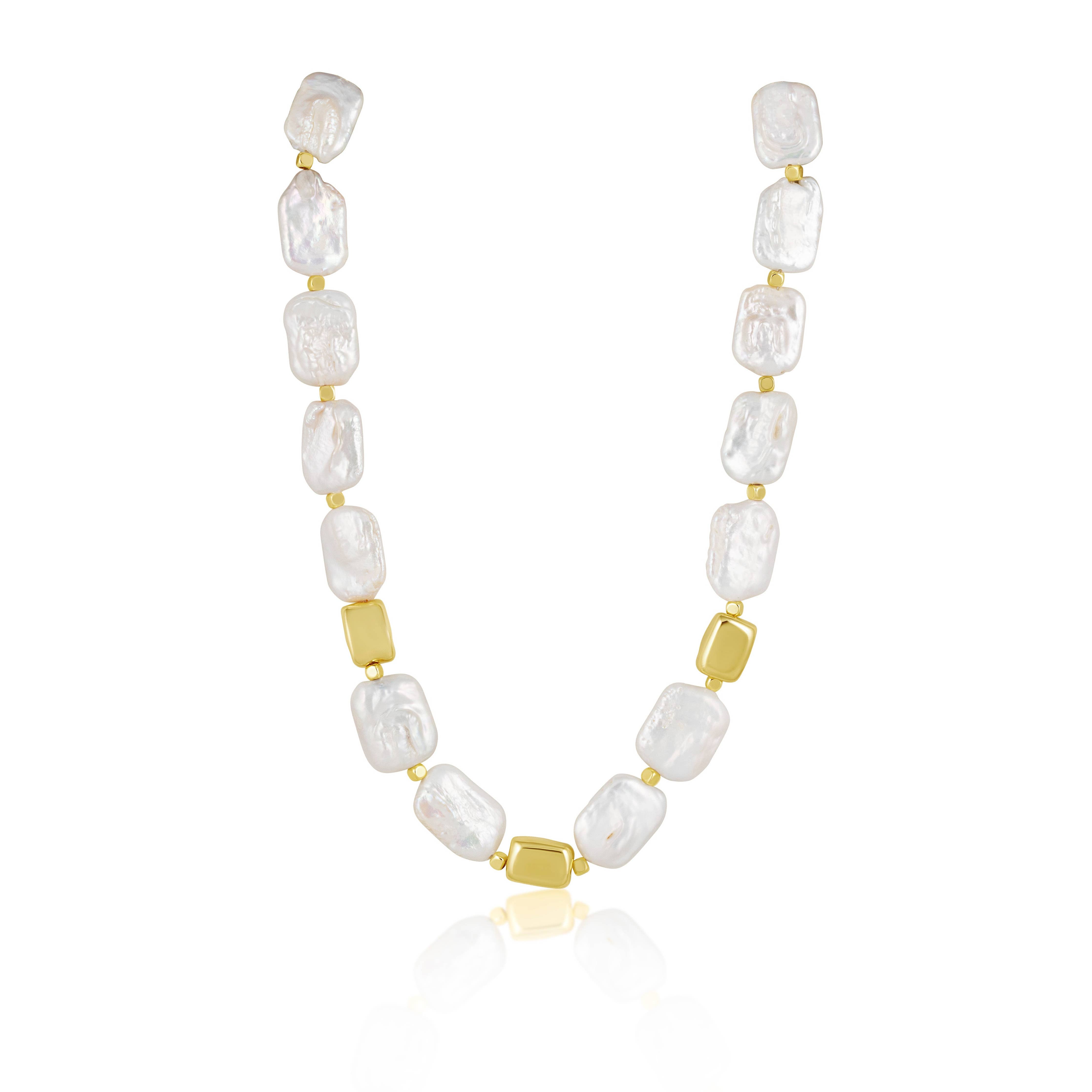 Sahira Kinsley Pearl Nugget Necklace