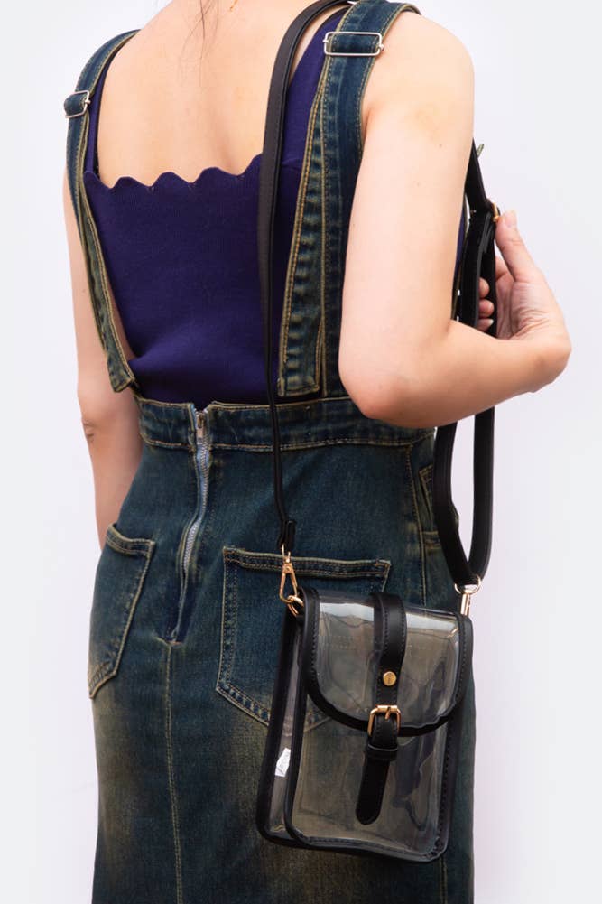 Catherine's Game Day Clear Cross Body Stadium Concert Transparent Handbag