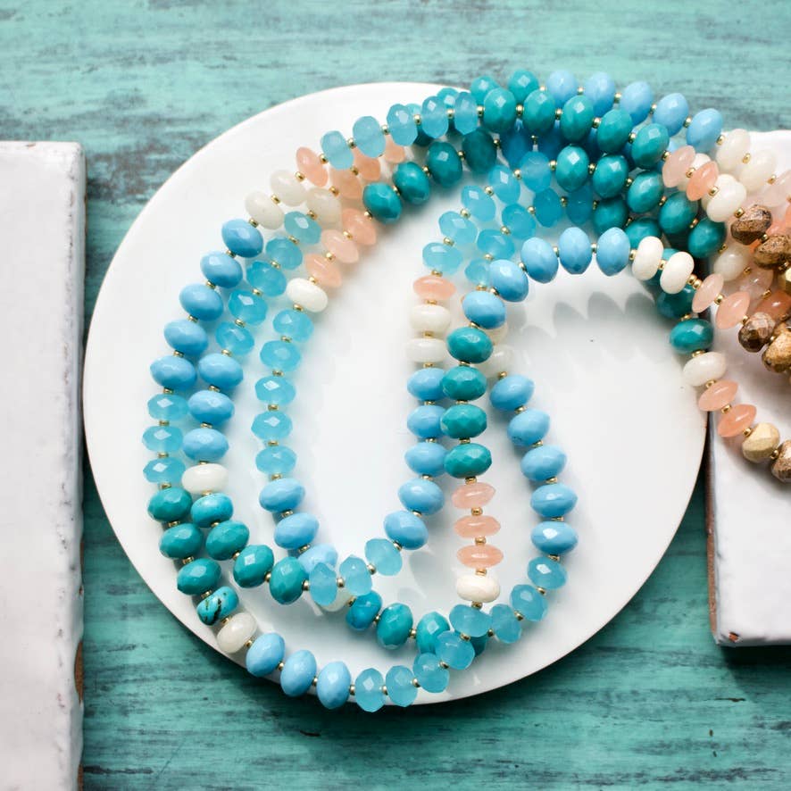 a.v. max Gemma Medium Rondelle Necklace 9044N