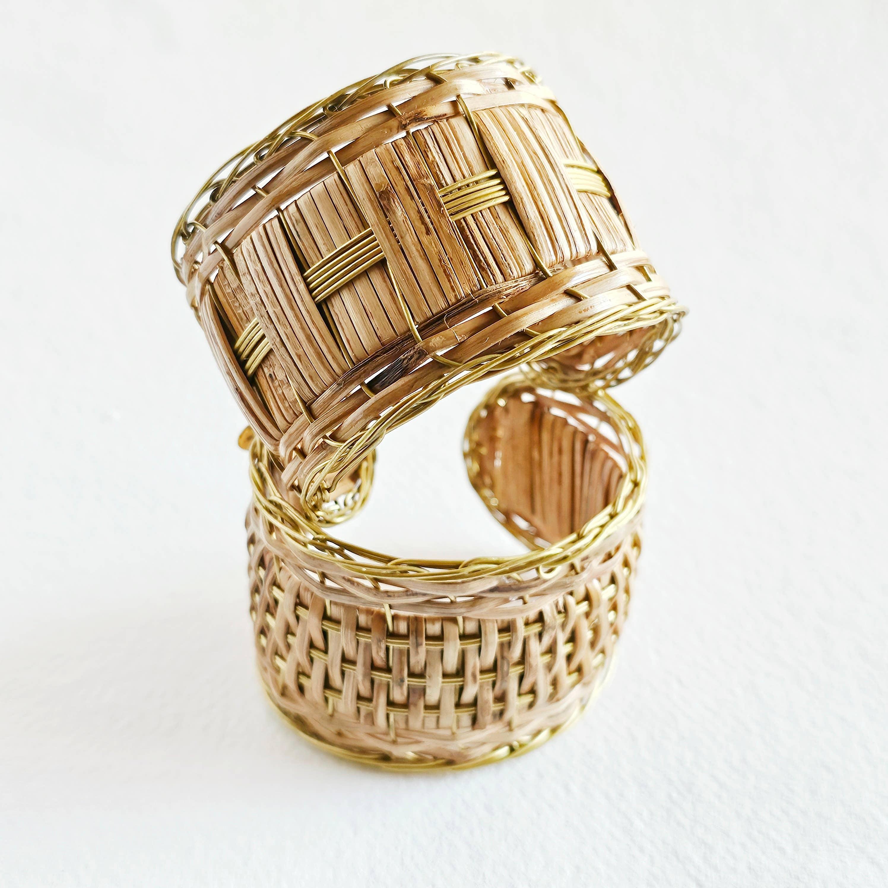 Bisjoux Rattan Bangle Bracelet