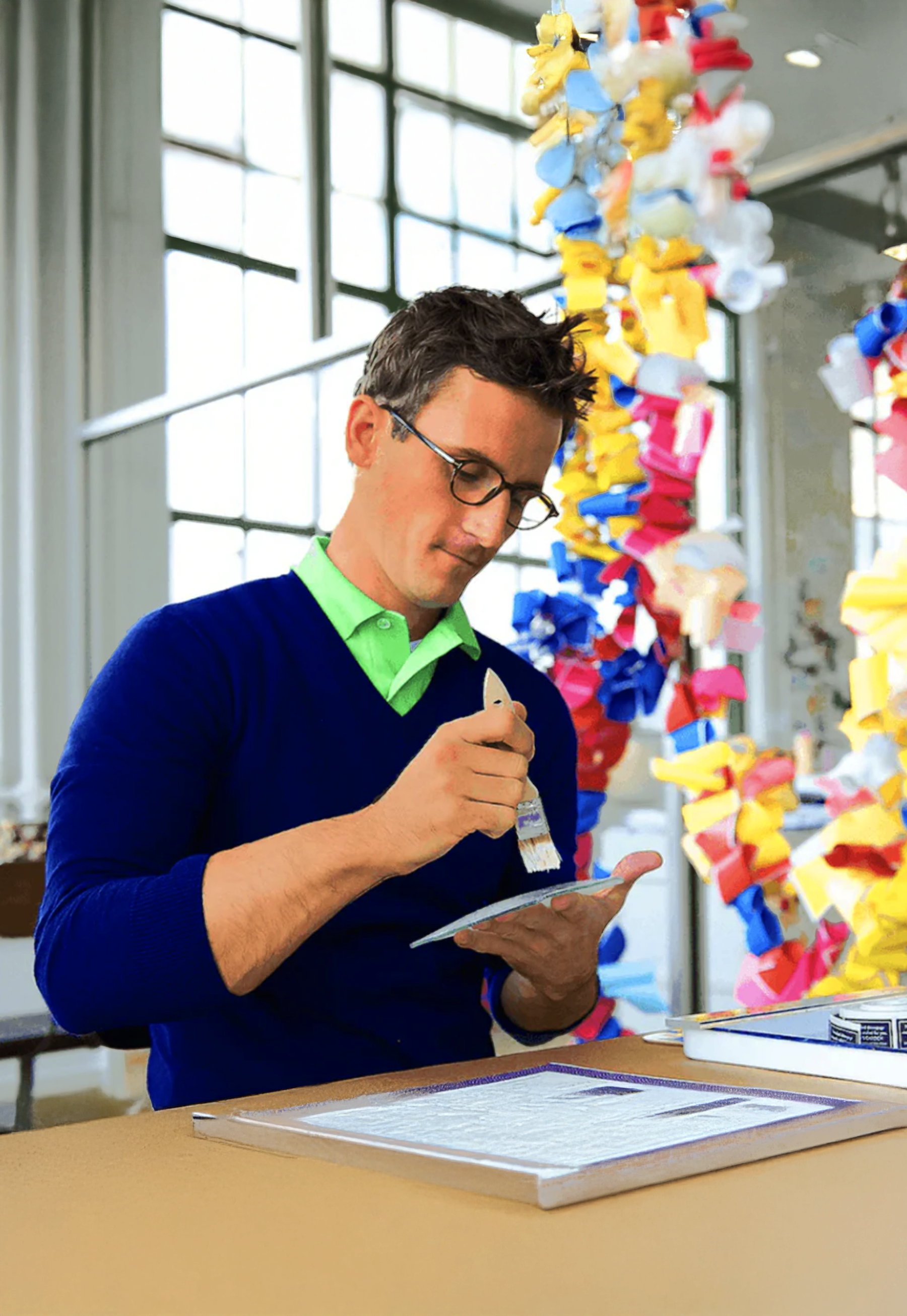 Ben's Garden Vintage Veuve Clicquot Demi-Sec Decoupage Glass Tray