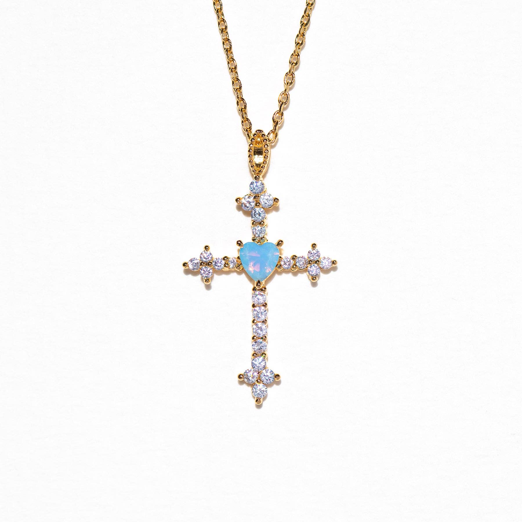 Girls Crew Serendipity Cross Necklace