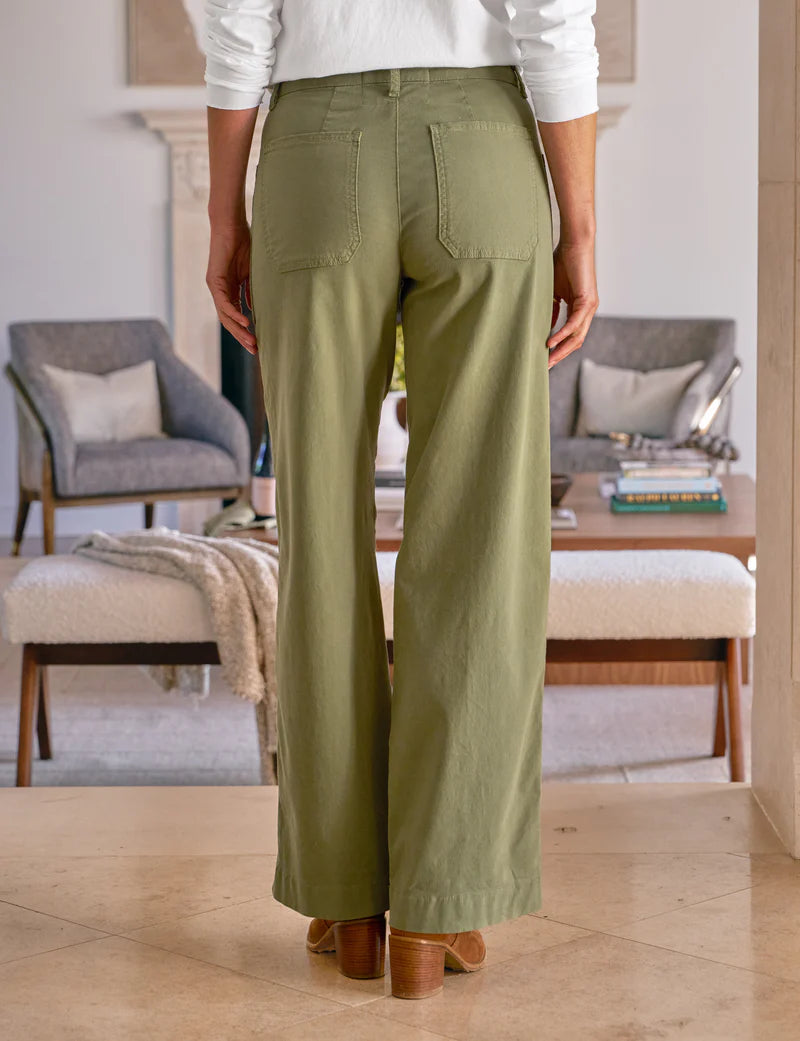 Frank and Eileen Limerick Wide-Leg Carpenter Pant