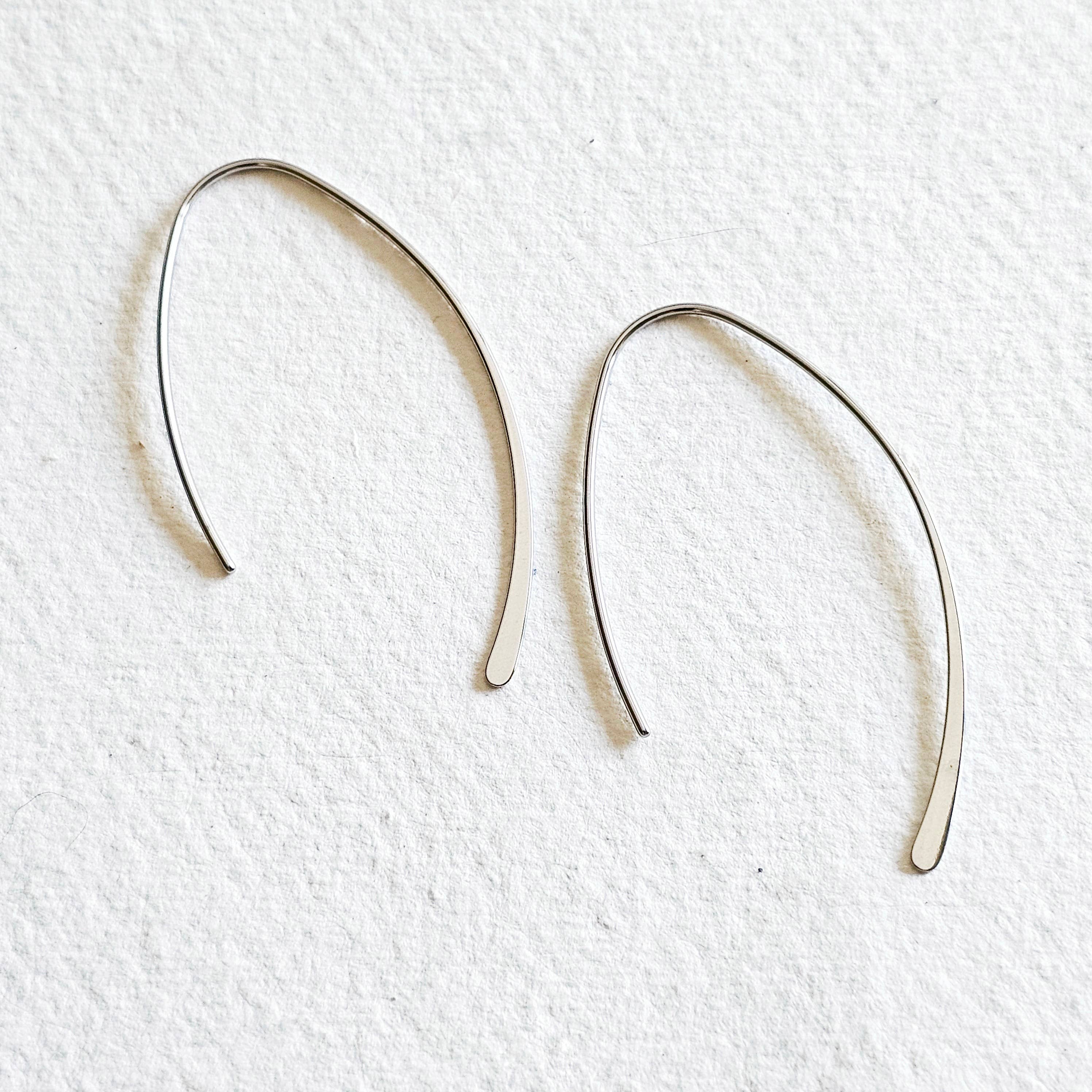 Bisjoux 18k Gold Plated Hoop Wire Earrings