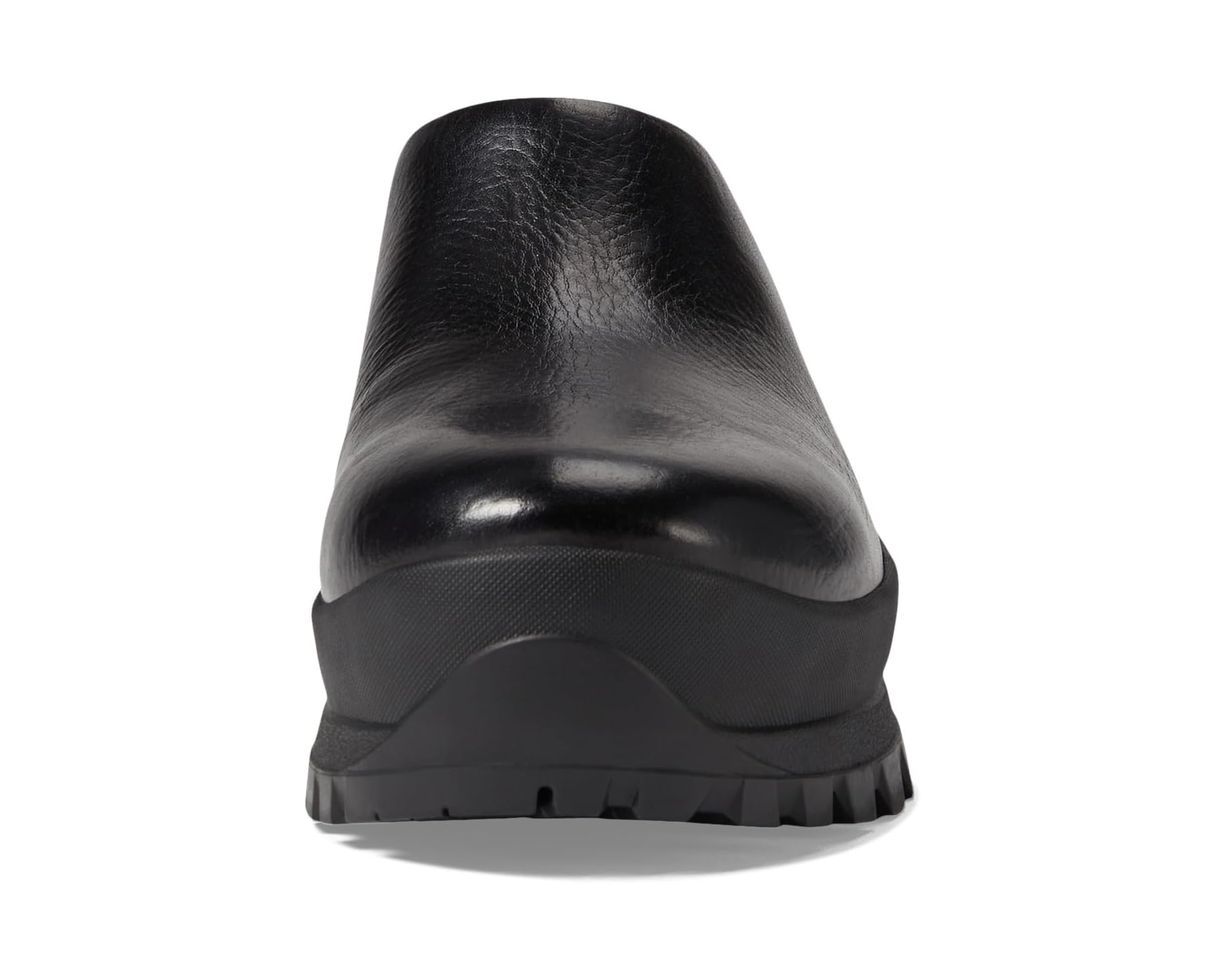 Loeffler Randall Gemma Black Leather Lug Mule