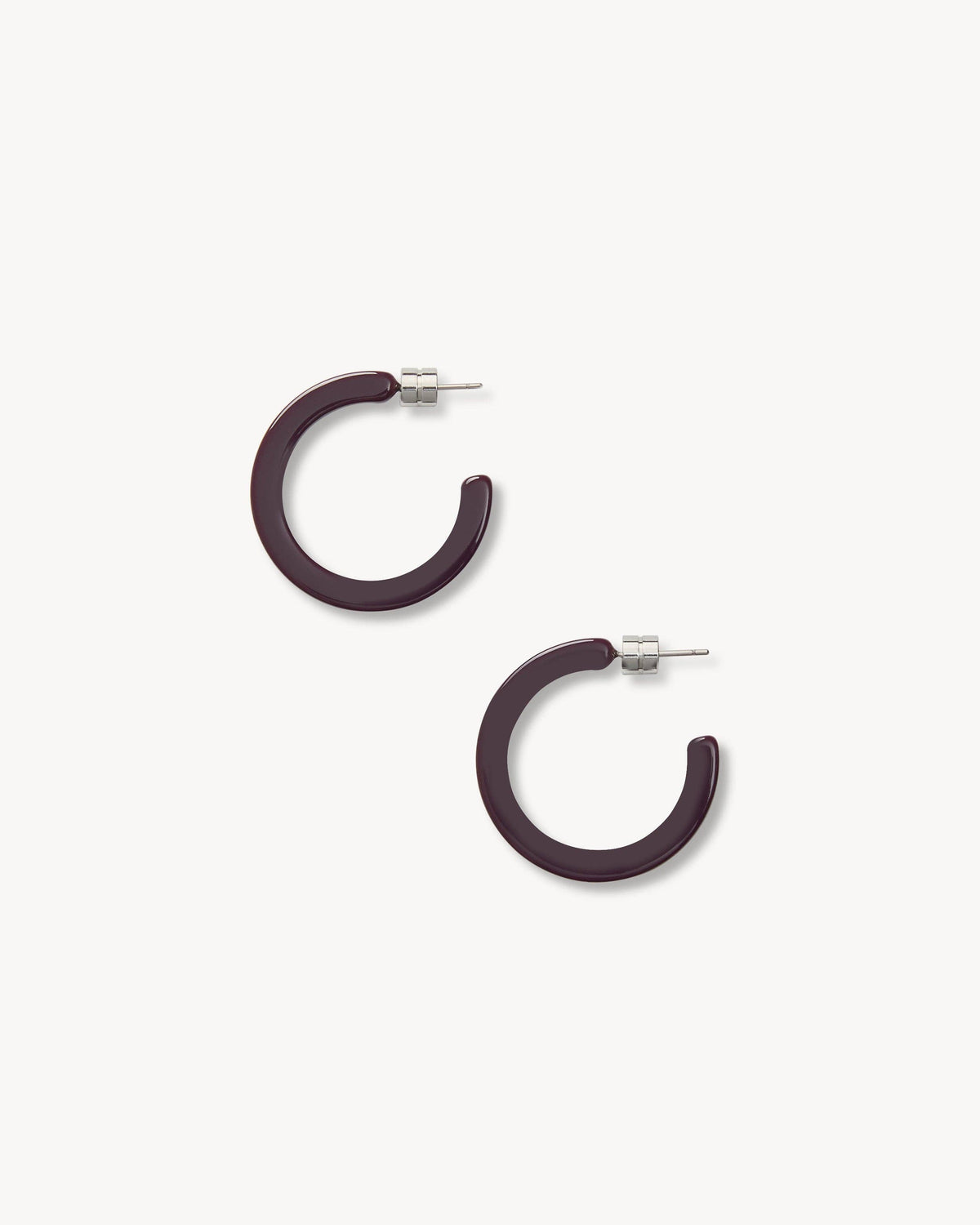 Machete Mini Hoops in Royal Peony