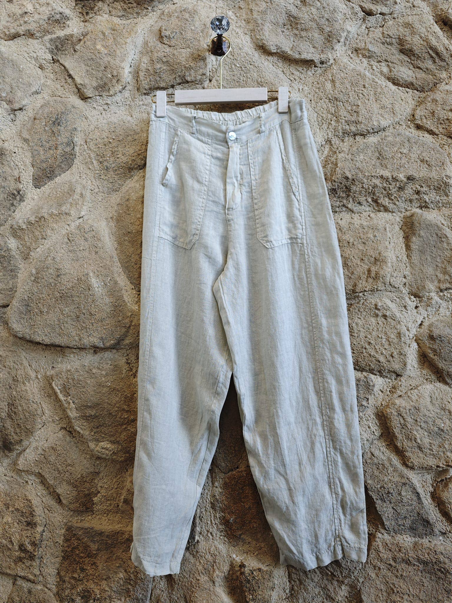 European Linen Linen Trouser 8421