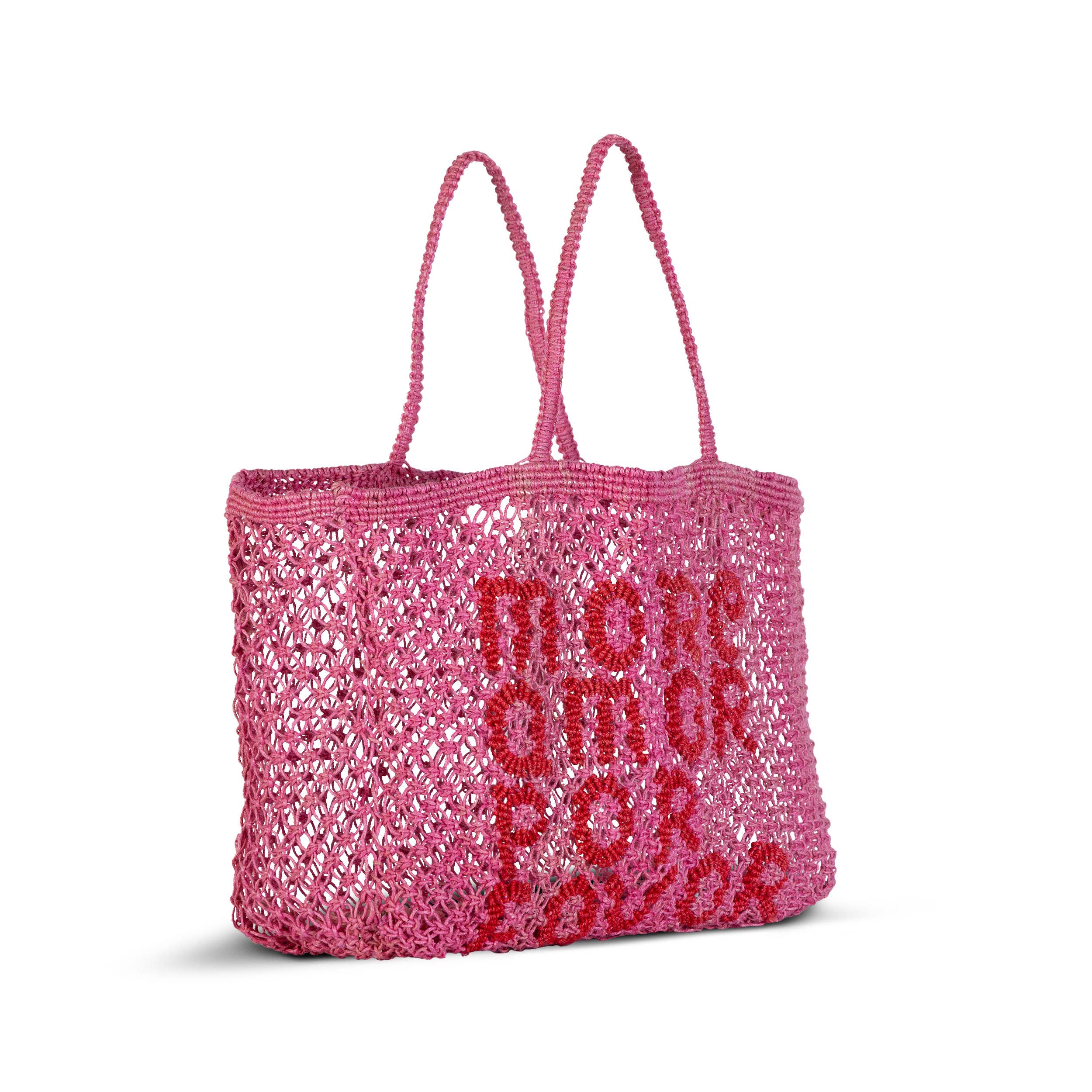 Tin Marin More Amor Por Favor Woven Jute Tote