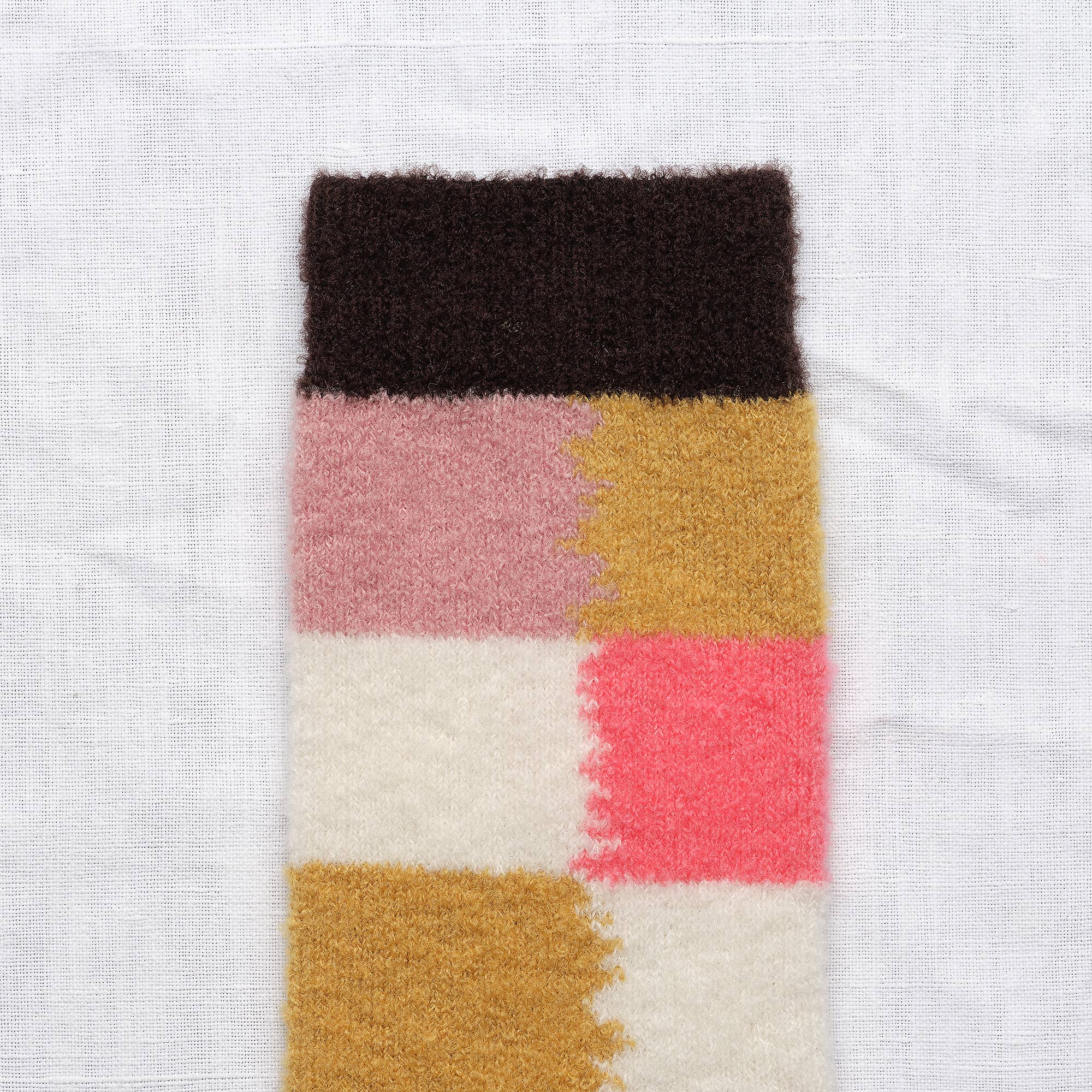 Bonne Maison Foamy Merino Plaid Sock BCL401