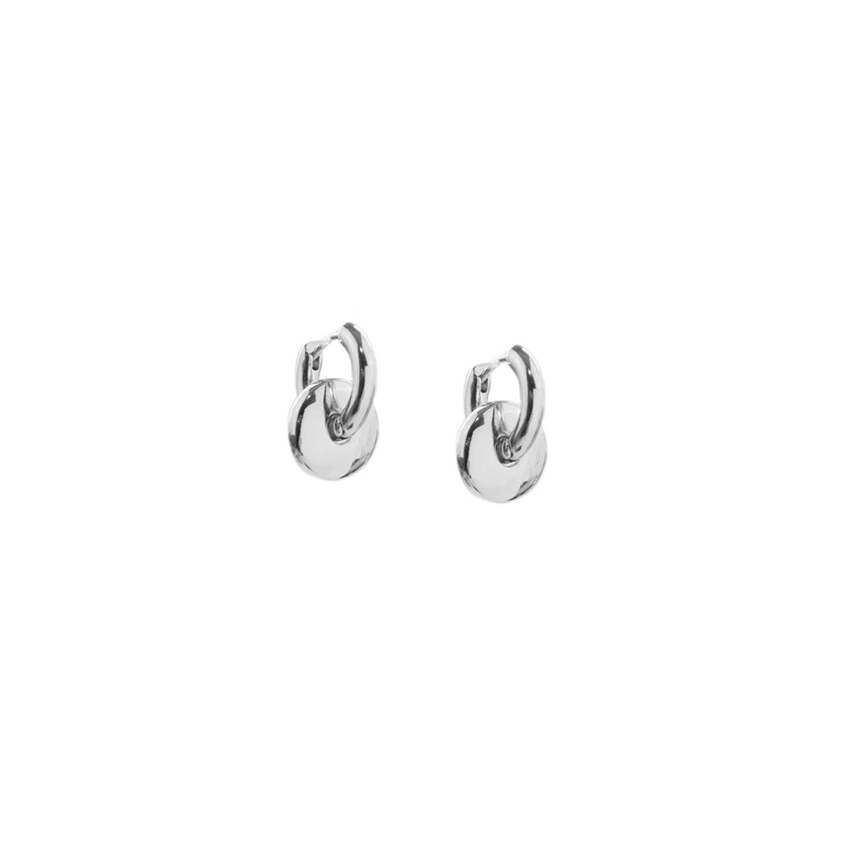 Marlyn Schiff Interlocking Disc Huggie 2417E
