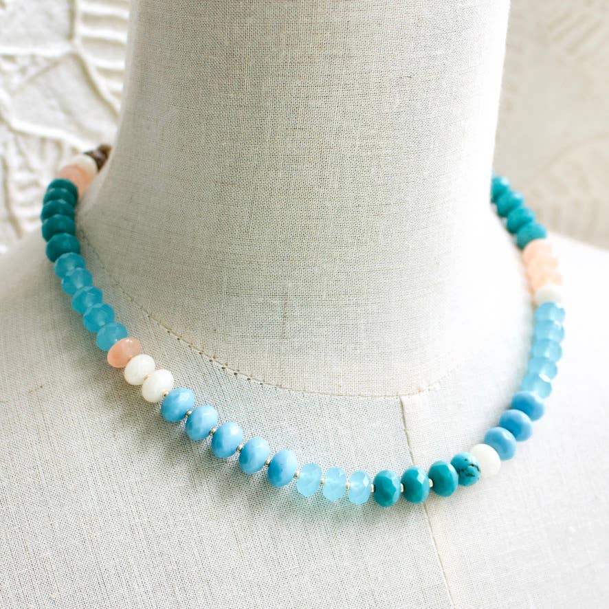 a.v. max Gemma Medium Rondelle Necklace 9044N