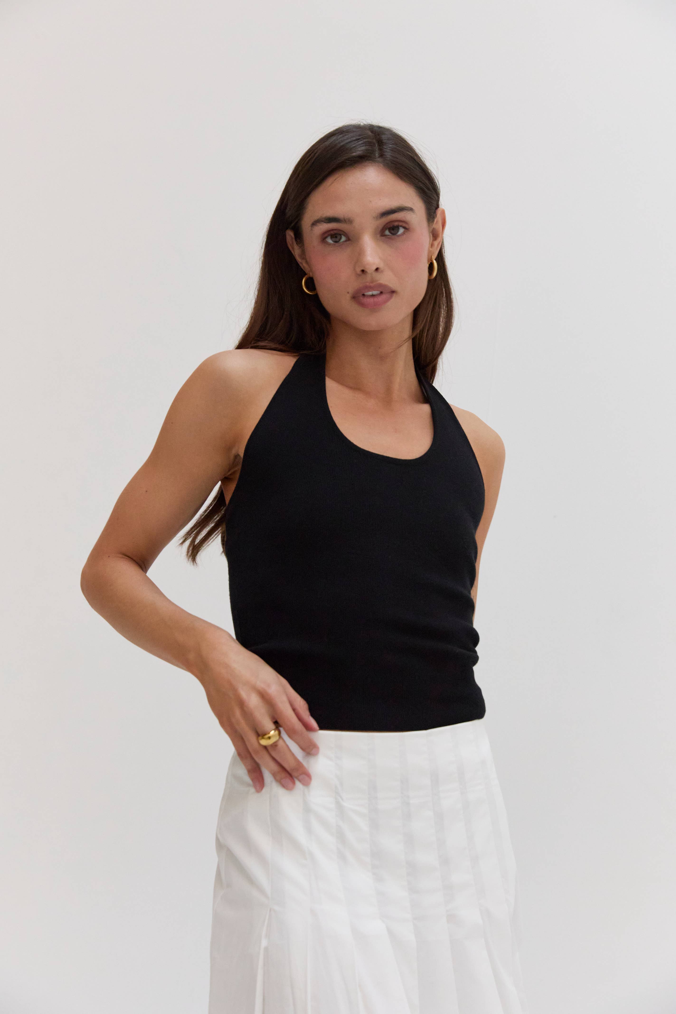 Crescent Jazzlyn Halter Neck Top CT8307