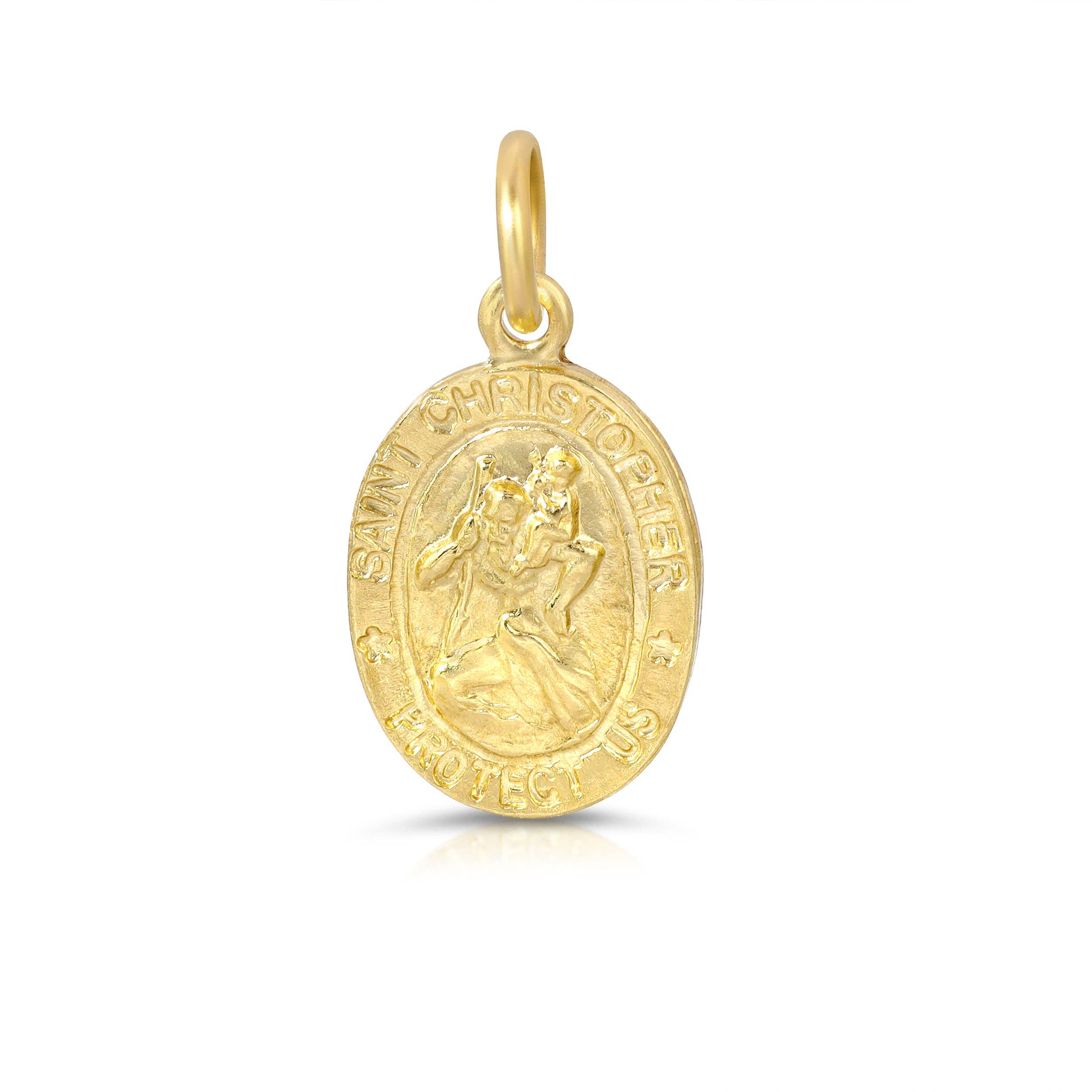 Joy Dravecky Mini Saint Christopher charm necklace