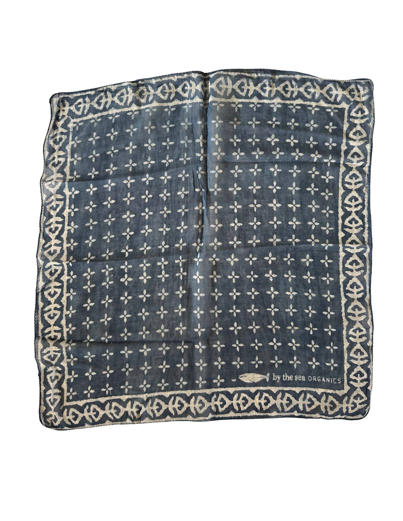 By The Sea Organics Indigo Bandana