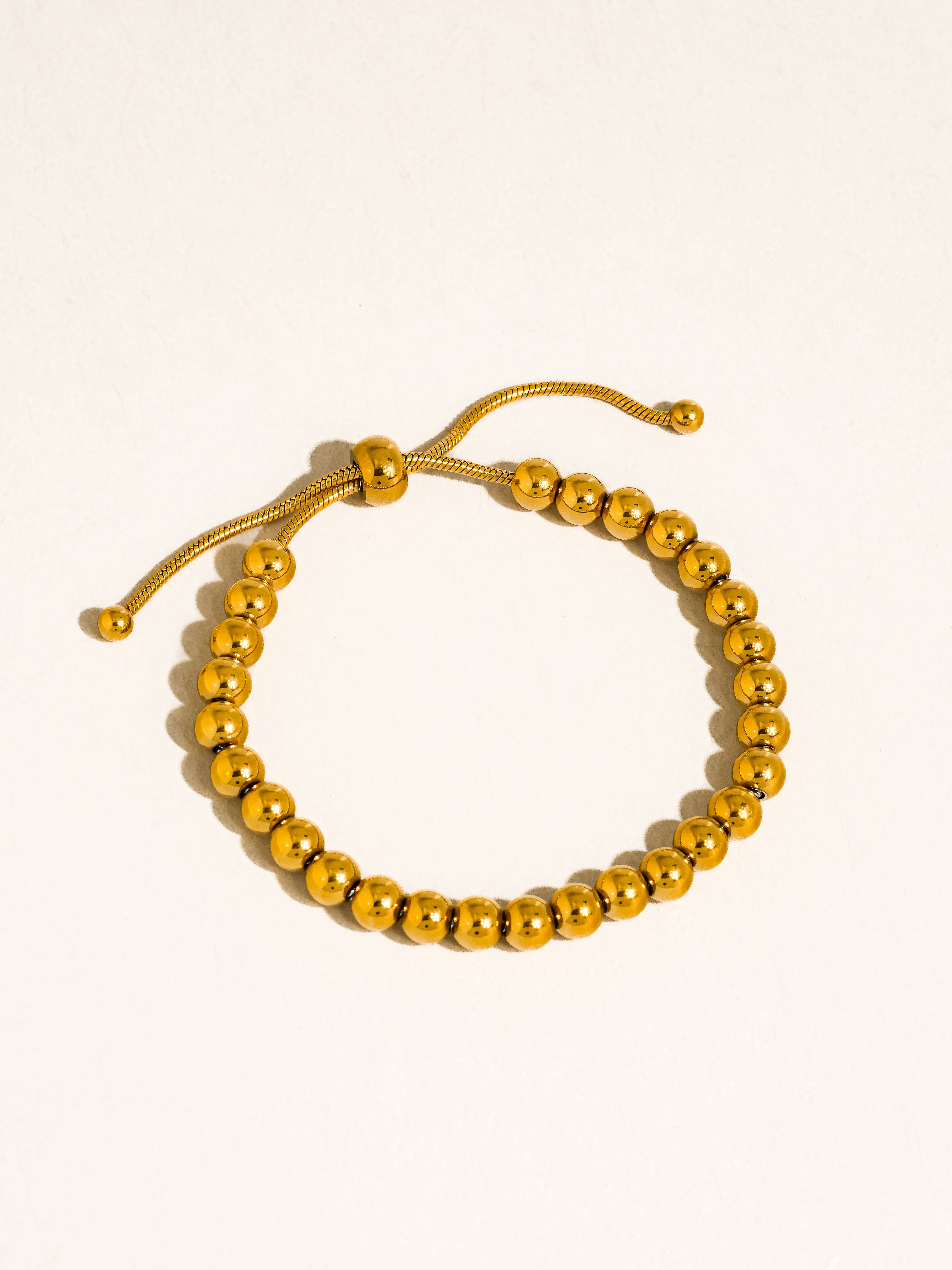 Flânerie Liliane 18K Gold Non-Tarnish Beaded Bracelet