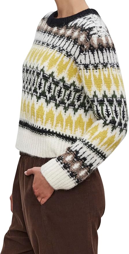 Velvet Thelma L/S Crew Fair Isle Sweater