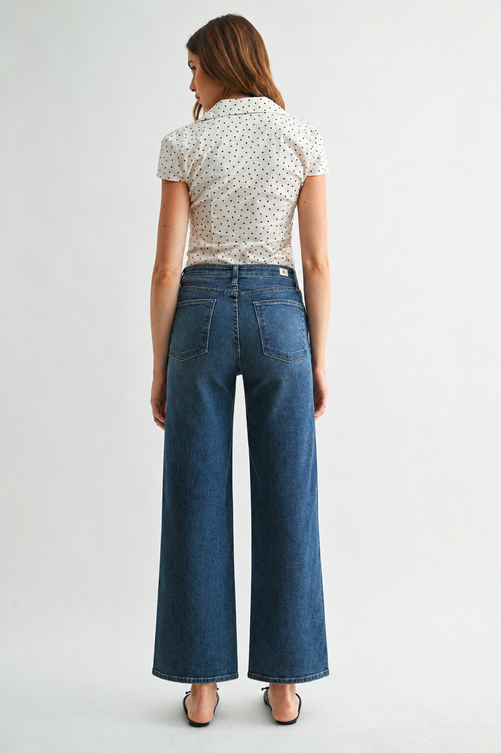 Letter to Juliet Paola Wide Leg Dark Wash LP303-D