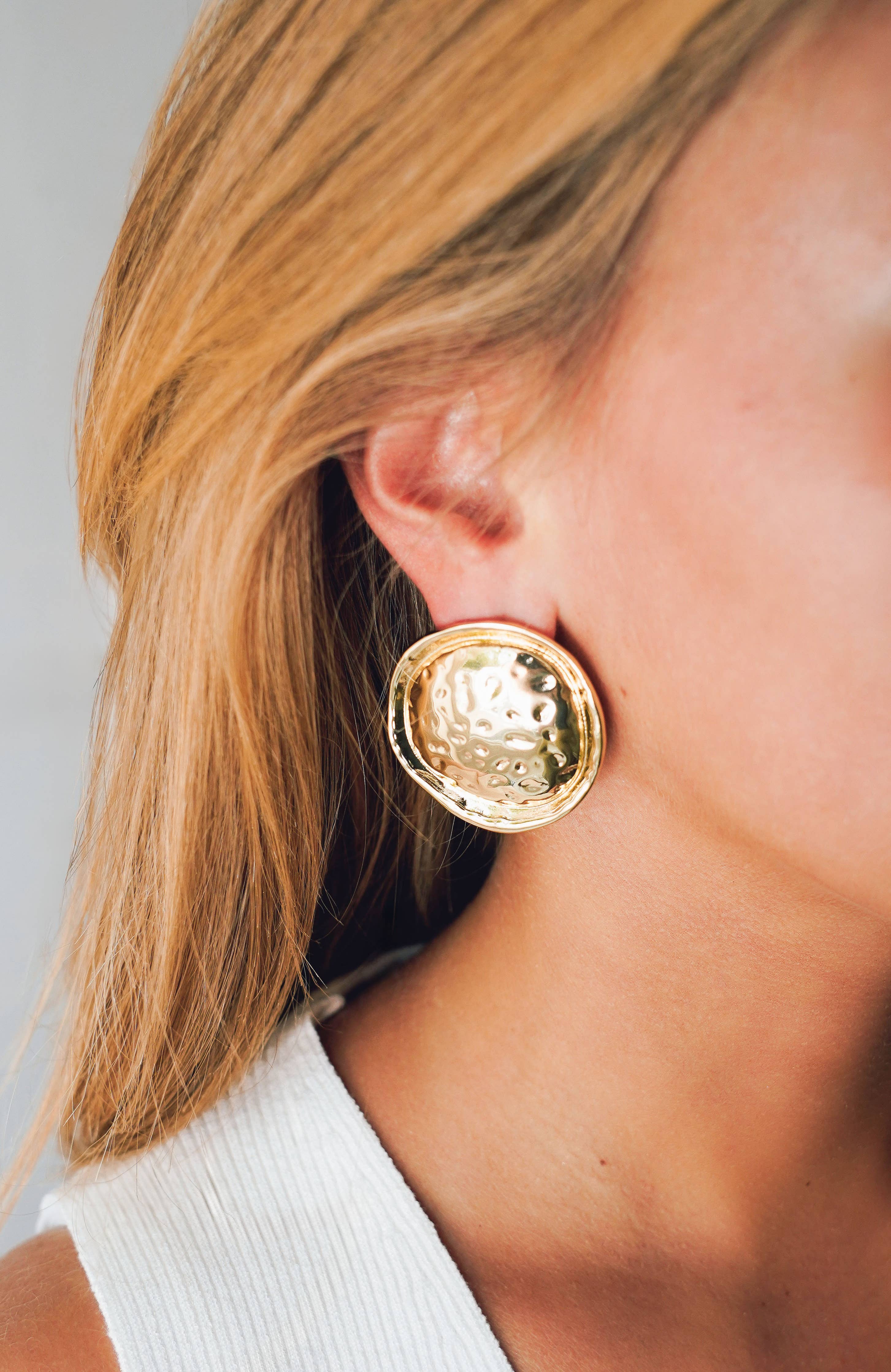 Marlyn Schiff Hazel Disk Earring 4164E