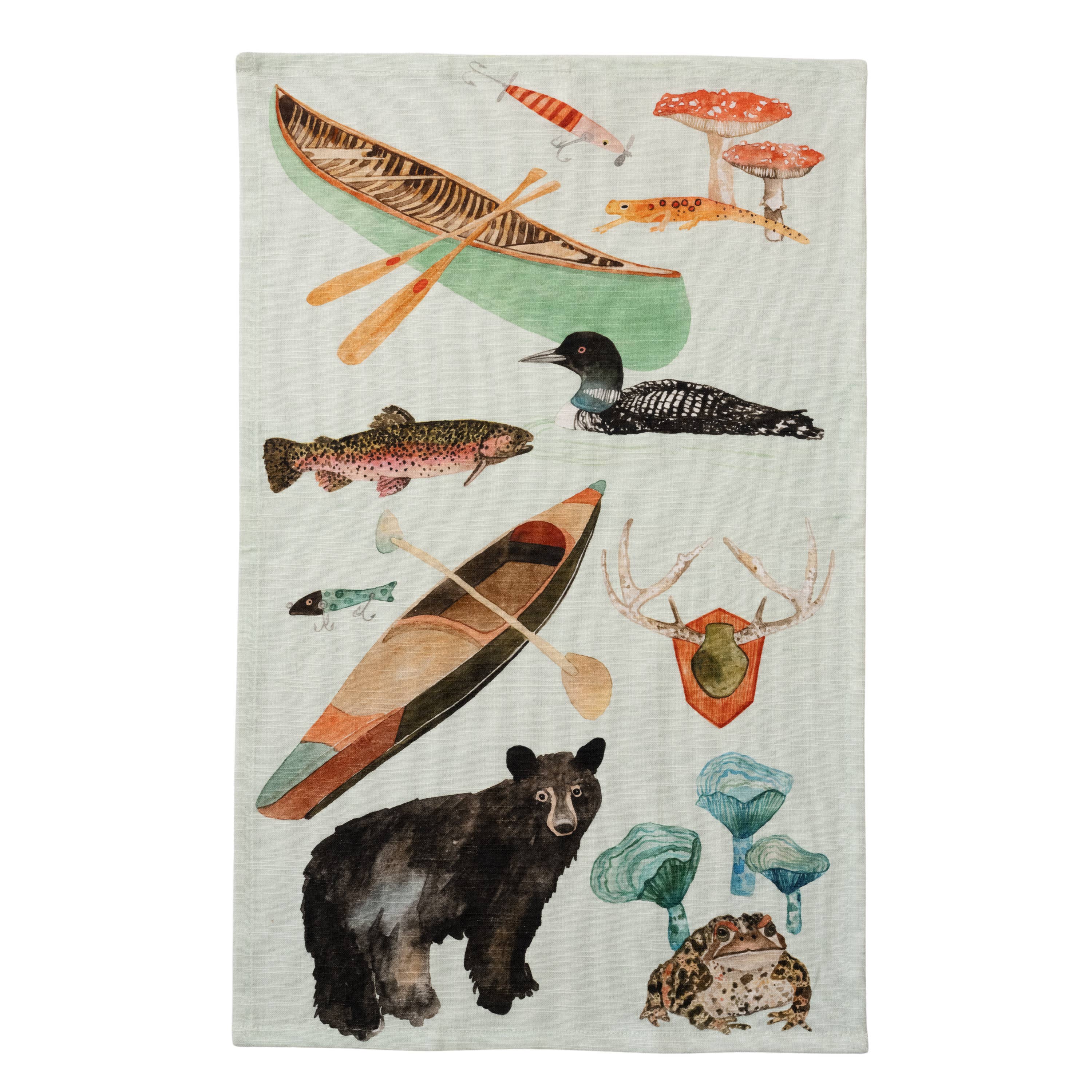 Betsy Olmsted Tea Towel - Camp Lake