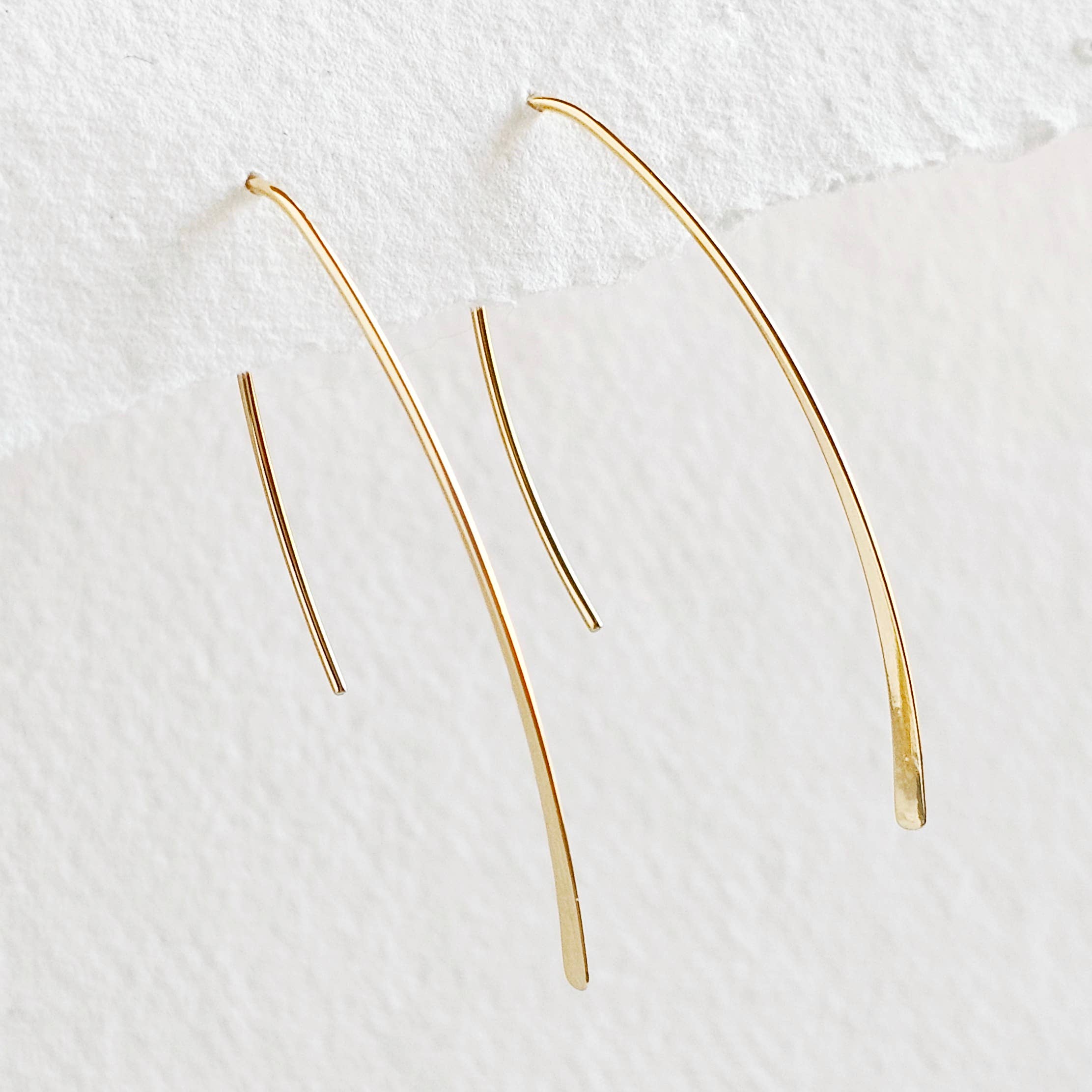 Bisjoux 18k Gold Plated Hoop Wire Earrings