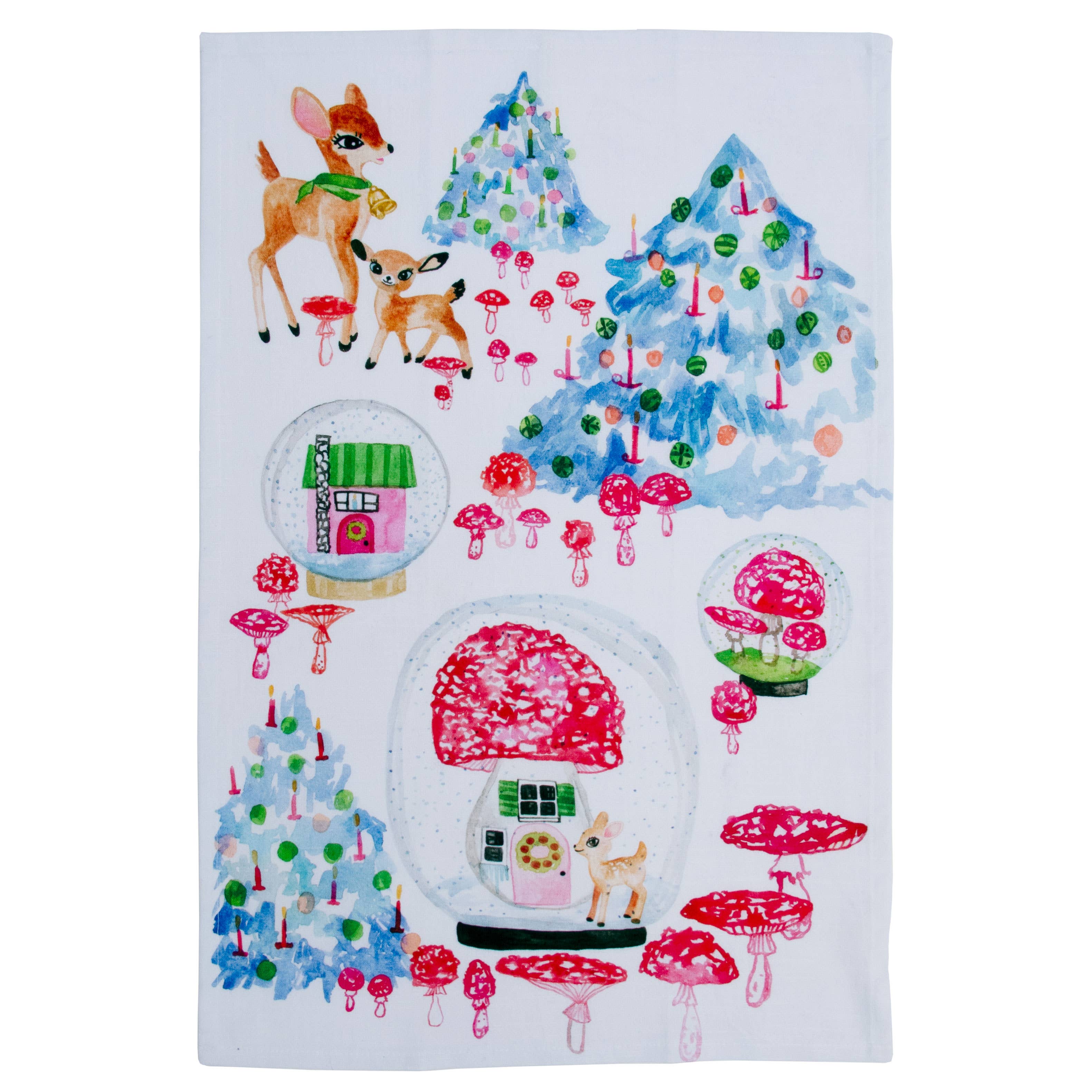 Betsy Olmsted Tea Towel - Mushroom House