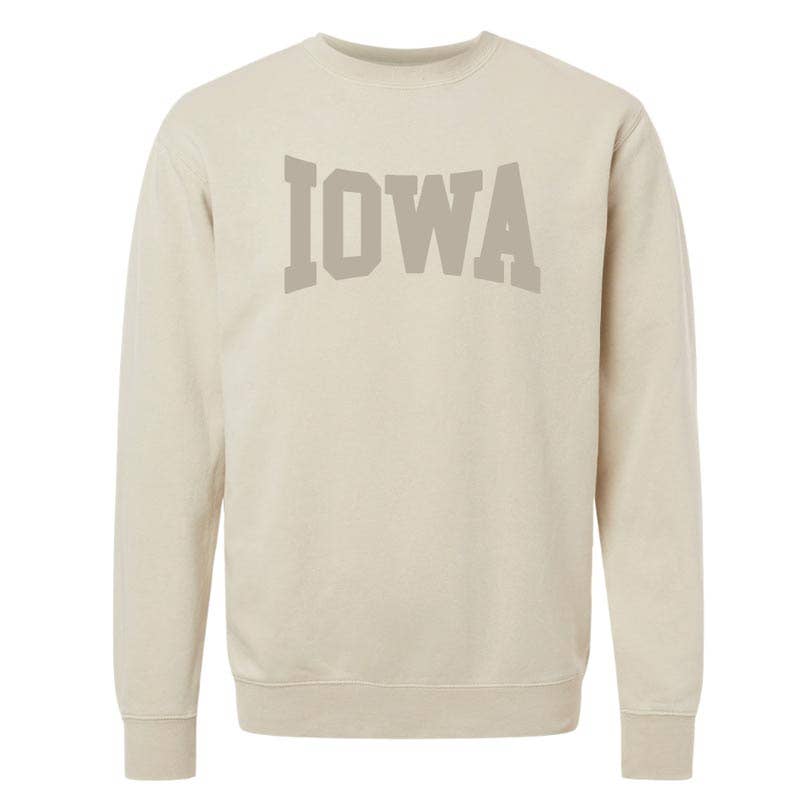 Catherine's Game Day Iowa Puff Crew Sweatshirt